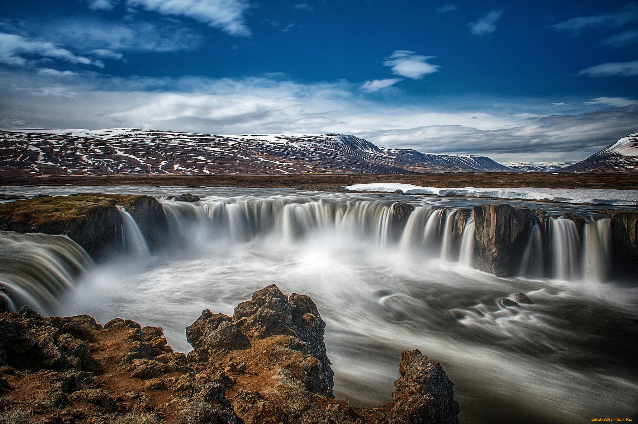 природа, водопады, простор