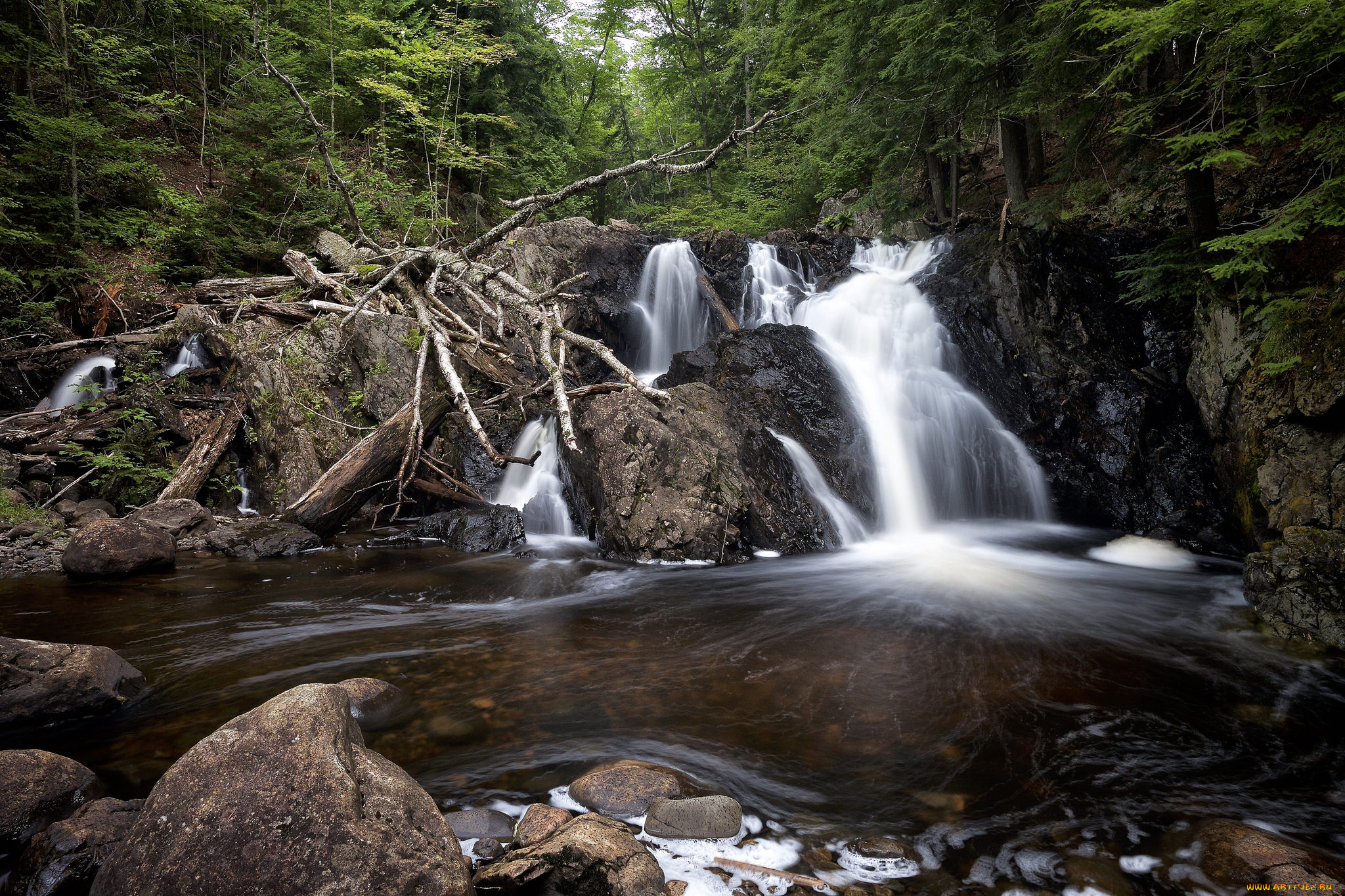 природа, водопады, простор