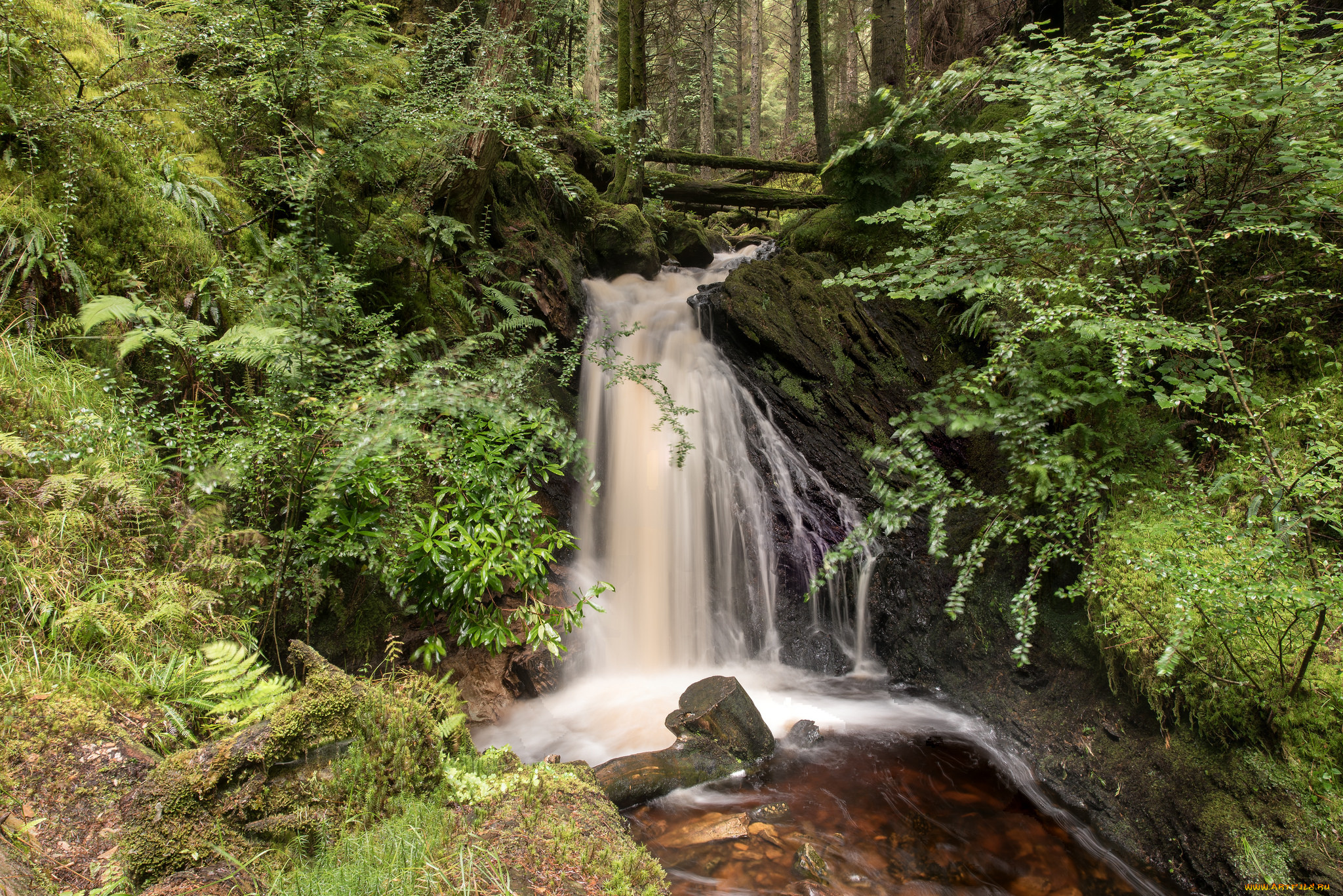 природа, водопады, простор