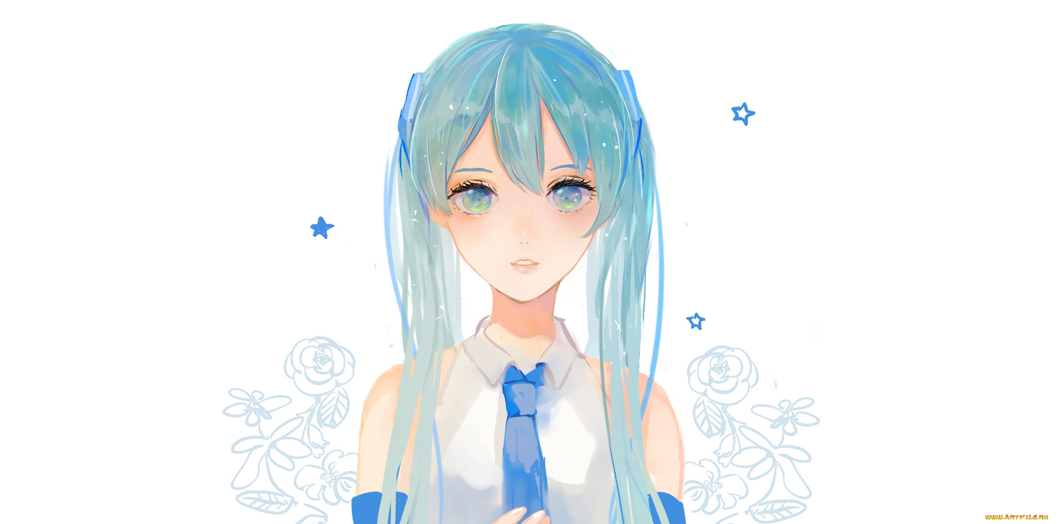 аниме, vocaloid, девушка