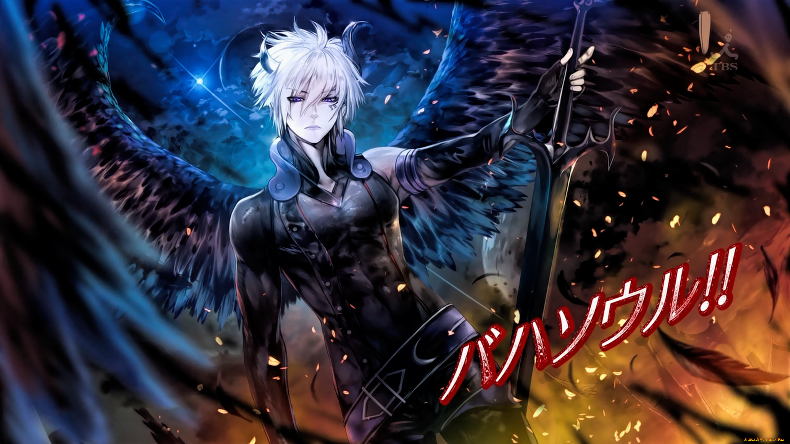 аниме, shingeki, no, bahamut, virgin, soul