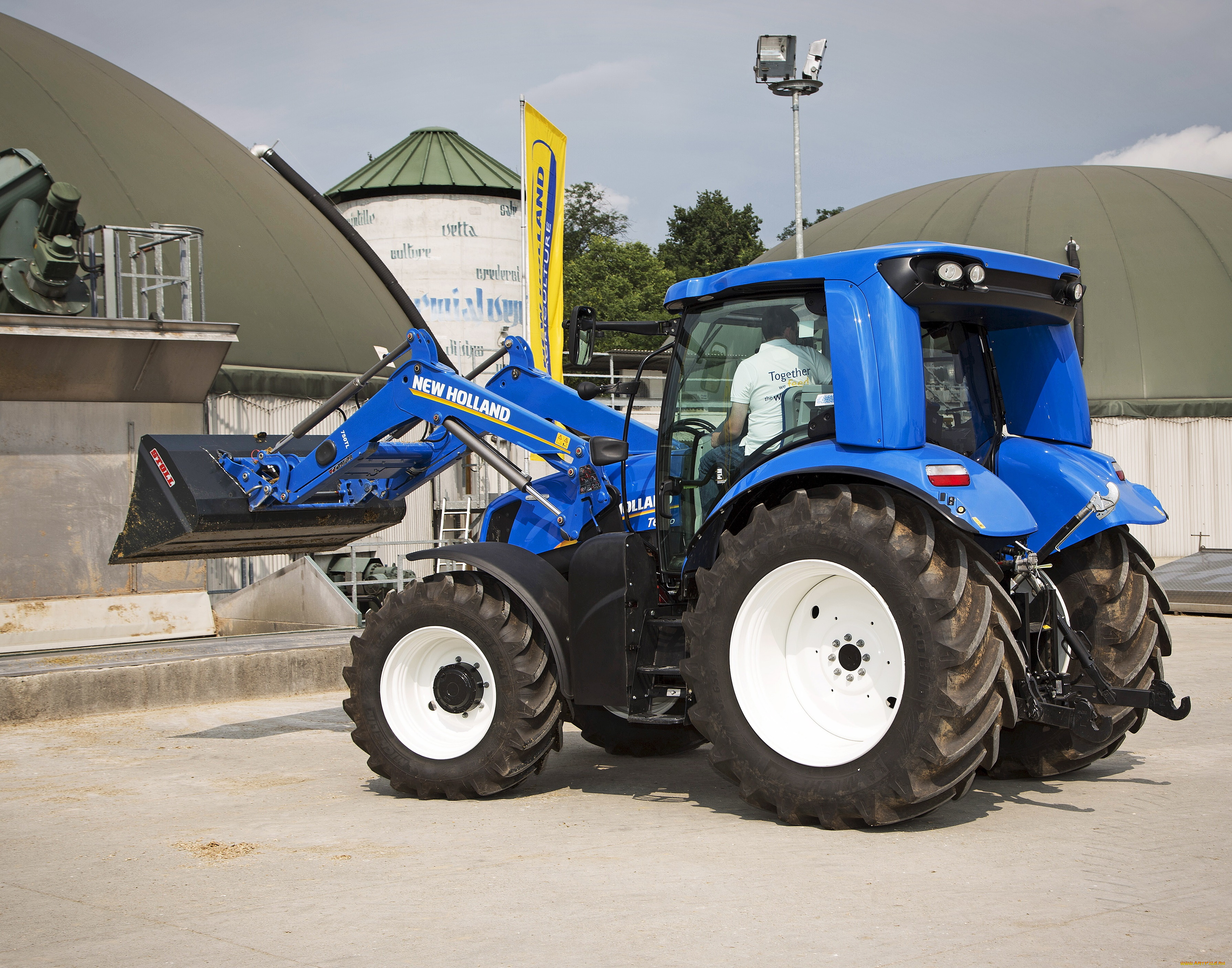 техника, фронтальные, погрузчики, new, holland