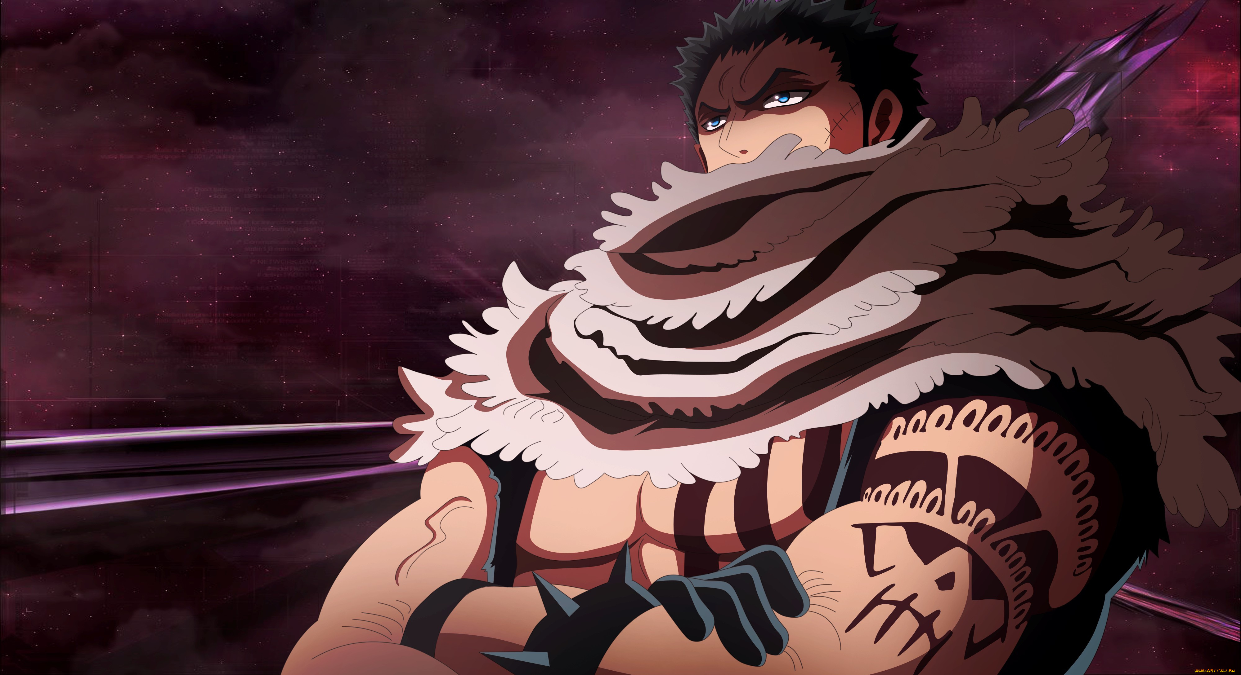 аниме, one, piece, charlotte, katakuri