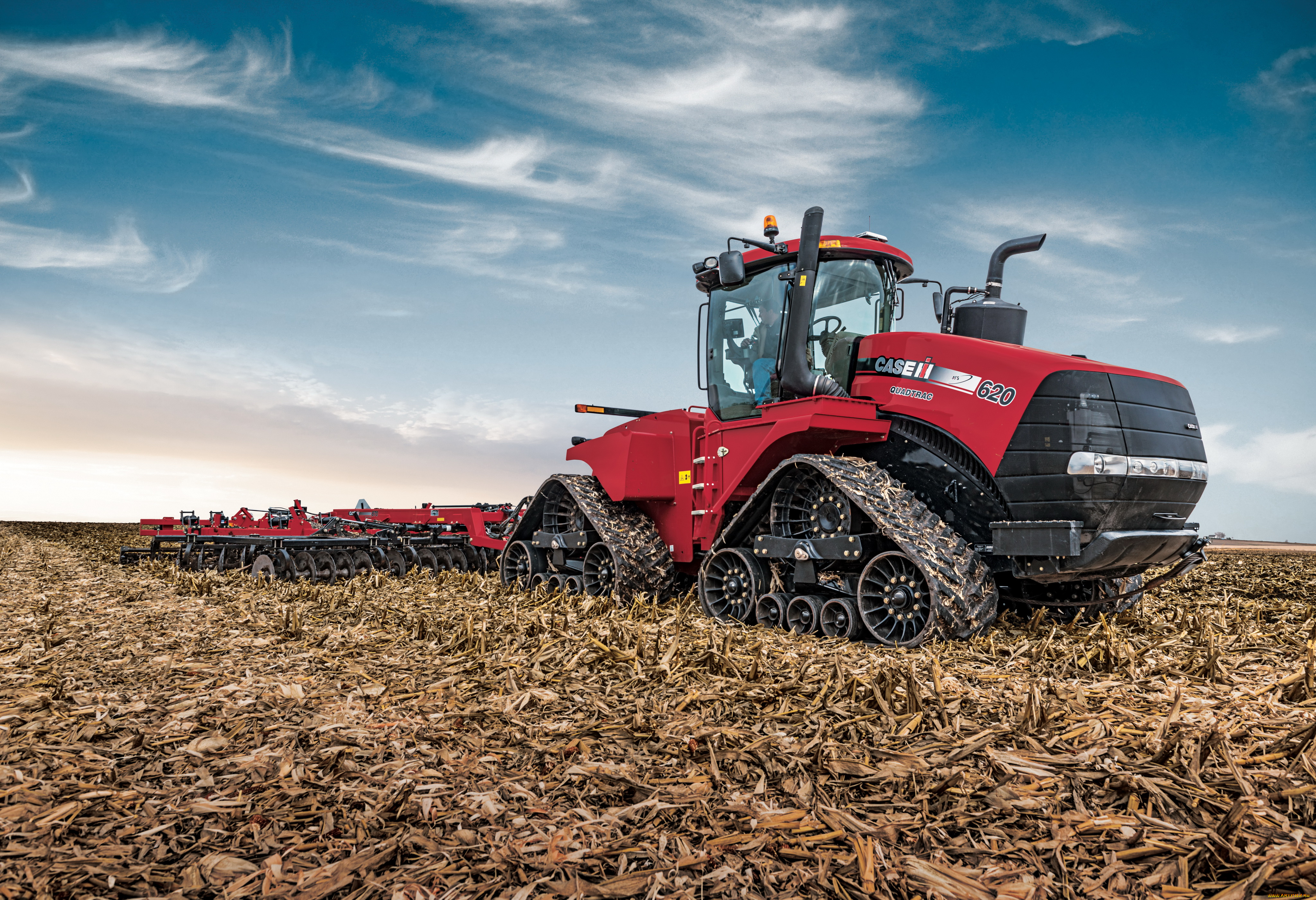 техника, тракторы, на, гусенецах, case