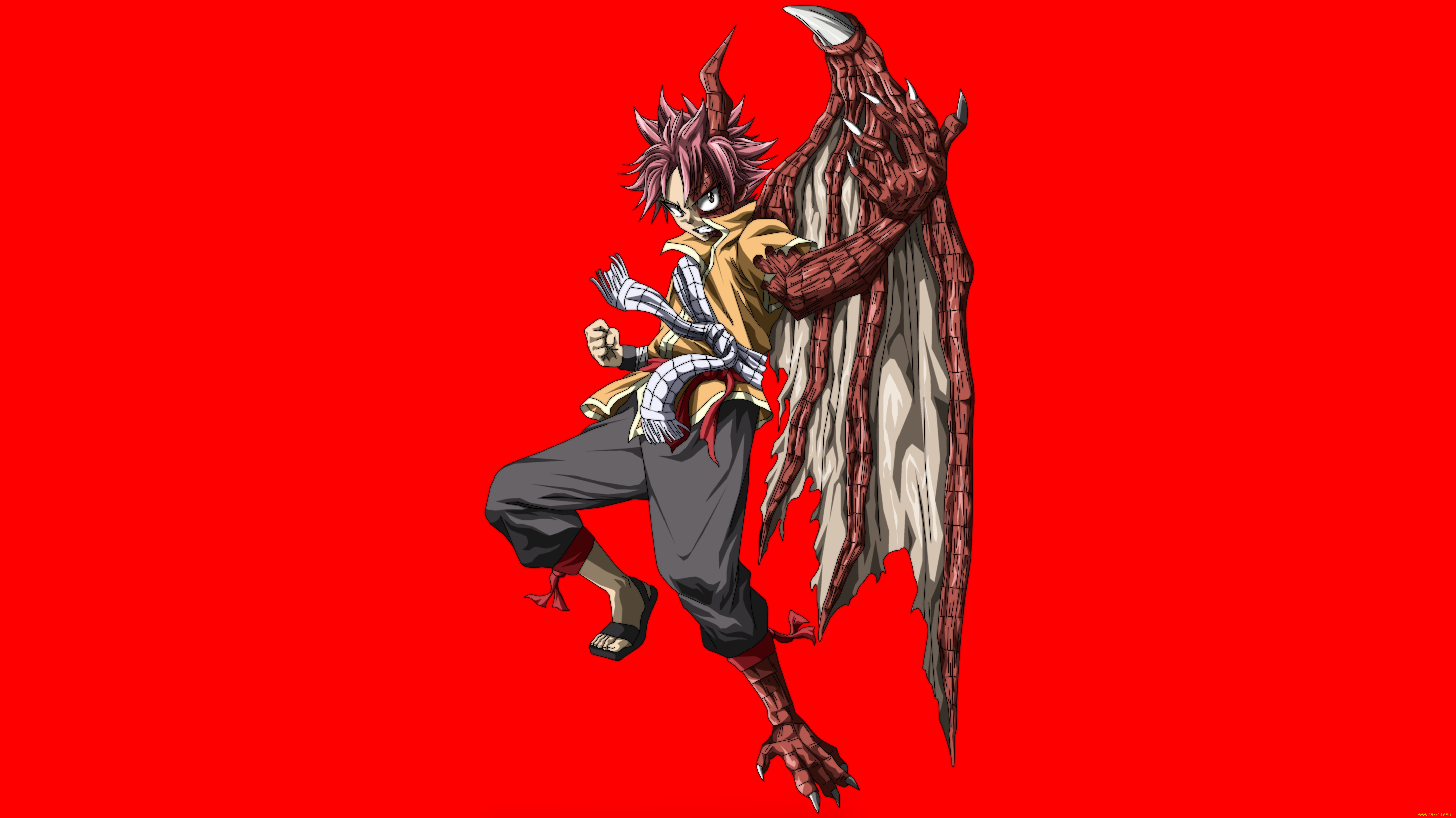 аниме, fairy, tail, natsu