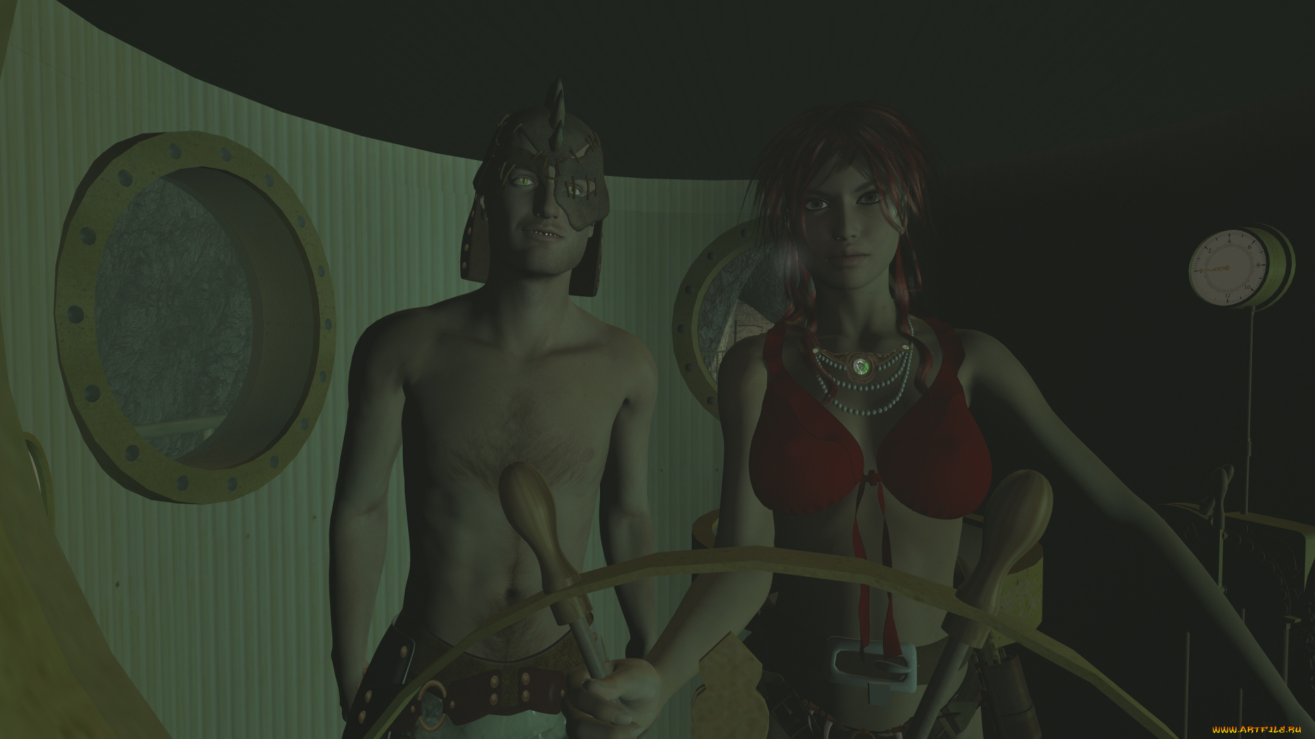 3д, графика, фантазия, , fantasy, взгляд, фон, девушка