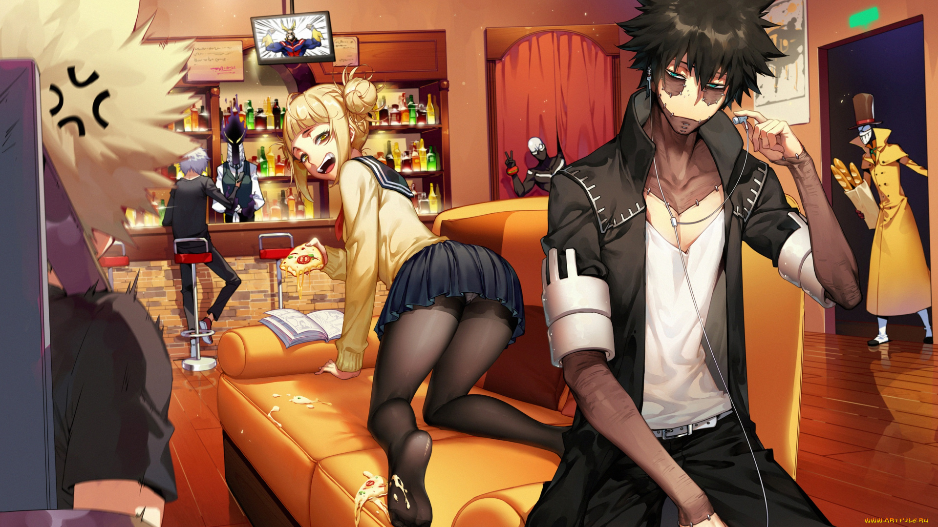 аниме, boku, no, hero, academia, моя, геройская, академия