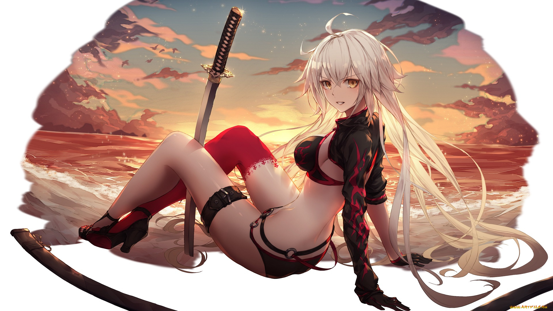 аниме, fate, stay, night, судьба, великая, кампания