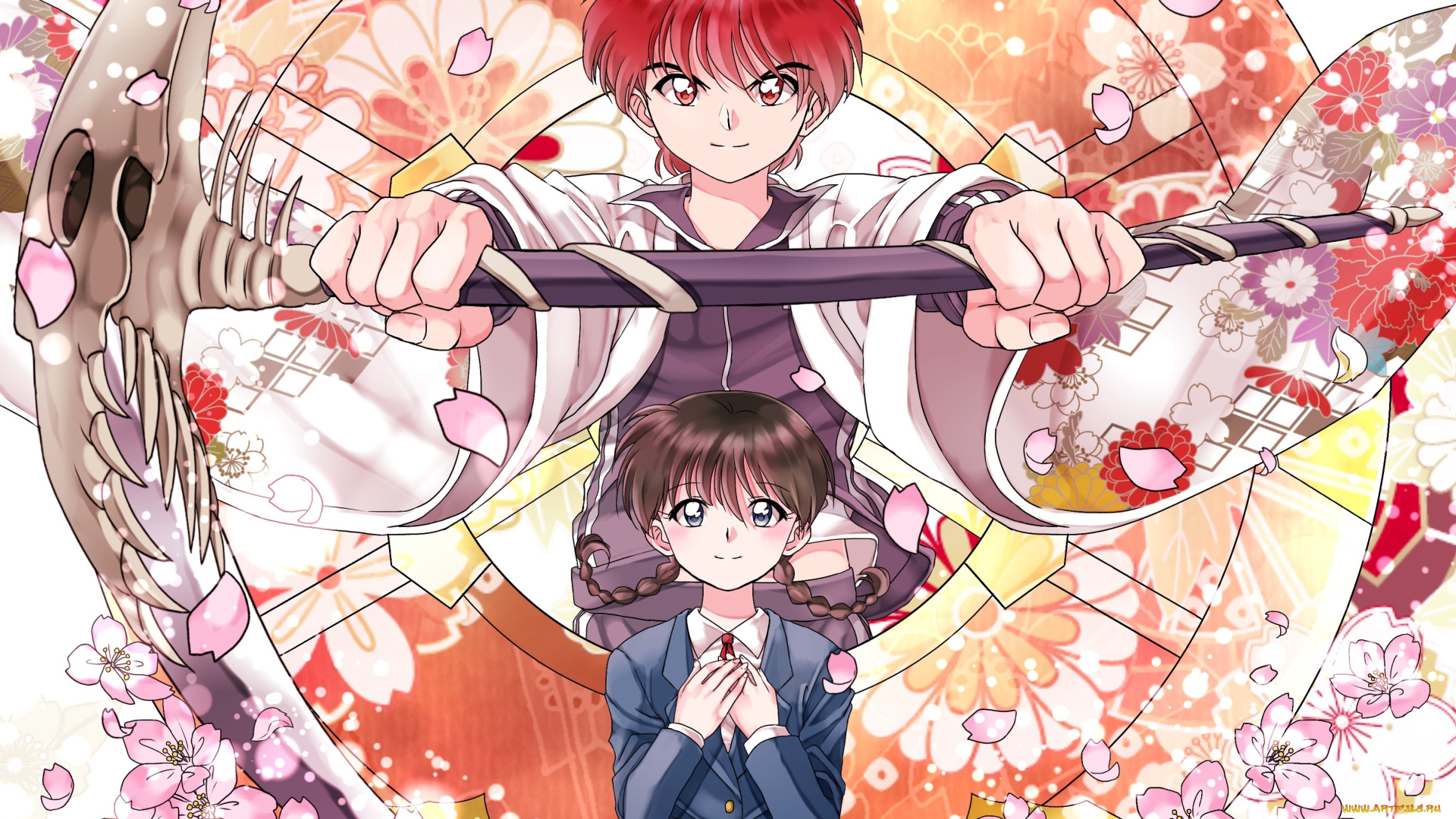 аниме, kyoukai, no, rinne, kyoukai, no, rinne