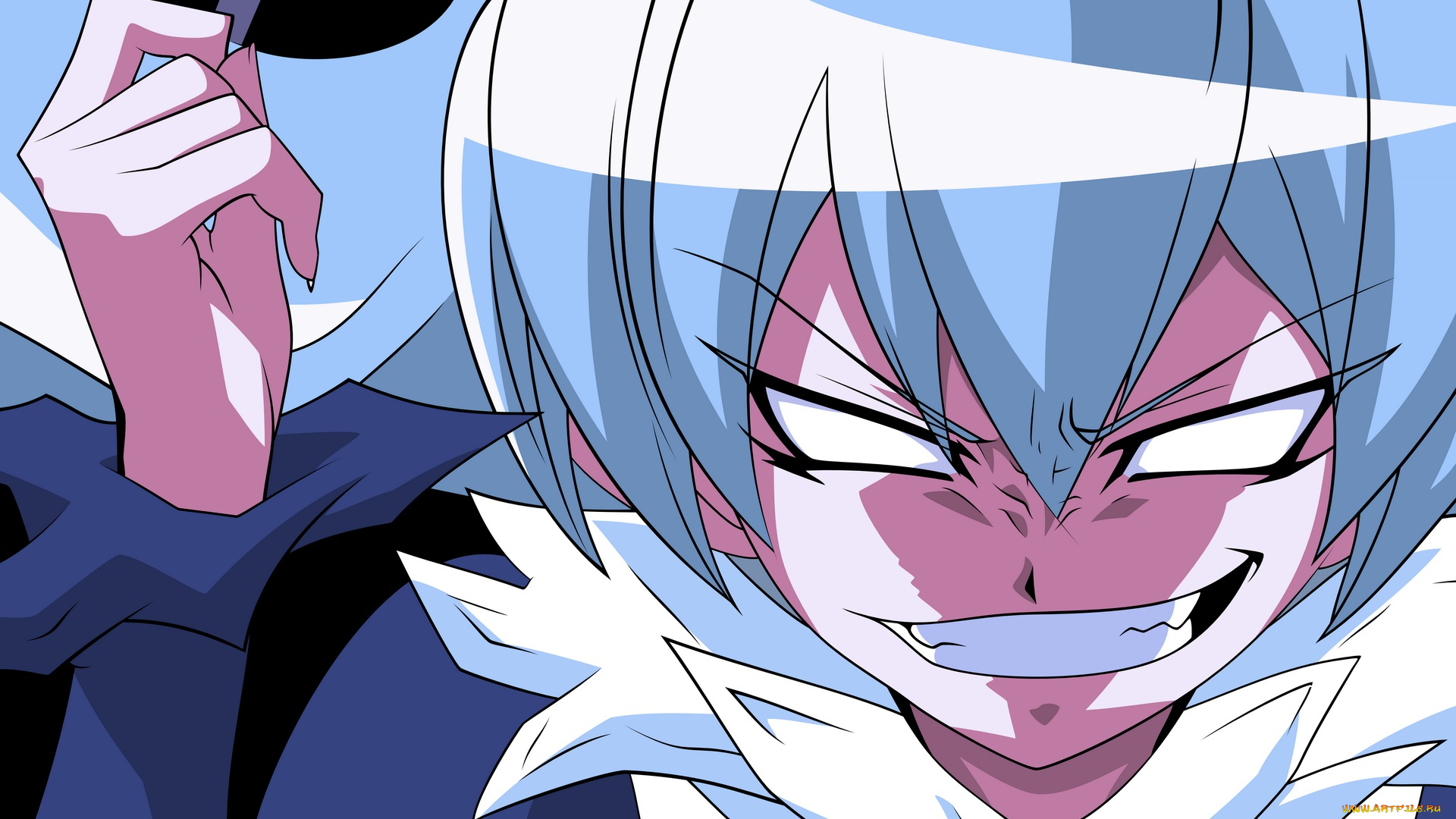 аниме, needless, solva, vektor