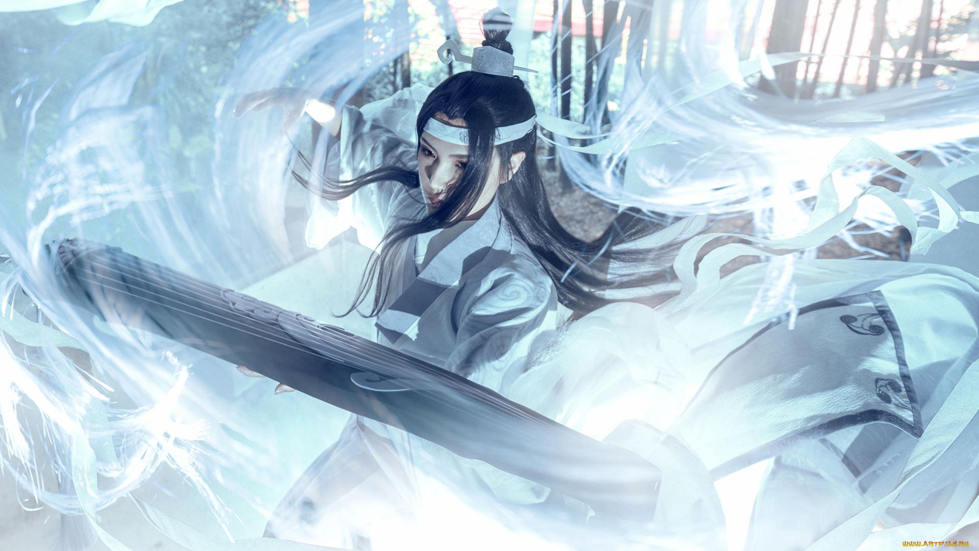 разное, cosplay, , косплей, кимоно, парень, волосы, вихрь