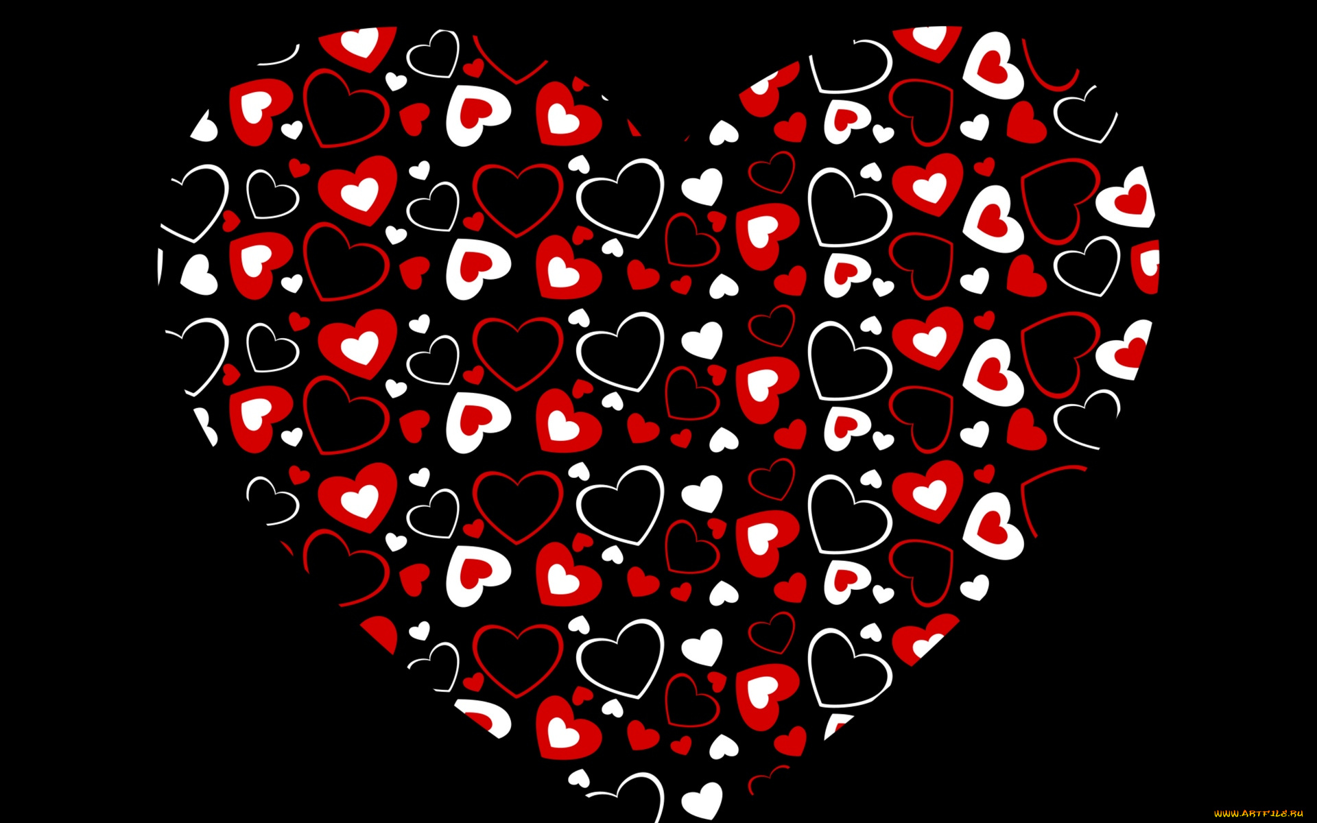 векторная, графика, сердечки, , hearts, фон, сердечко