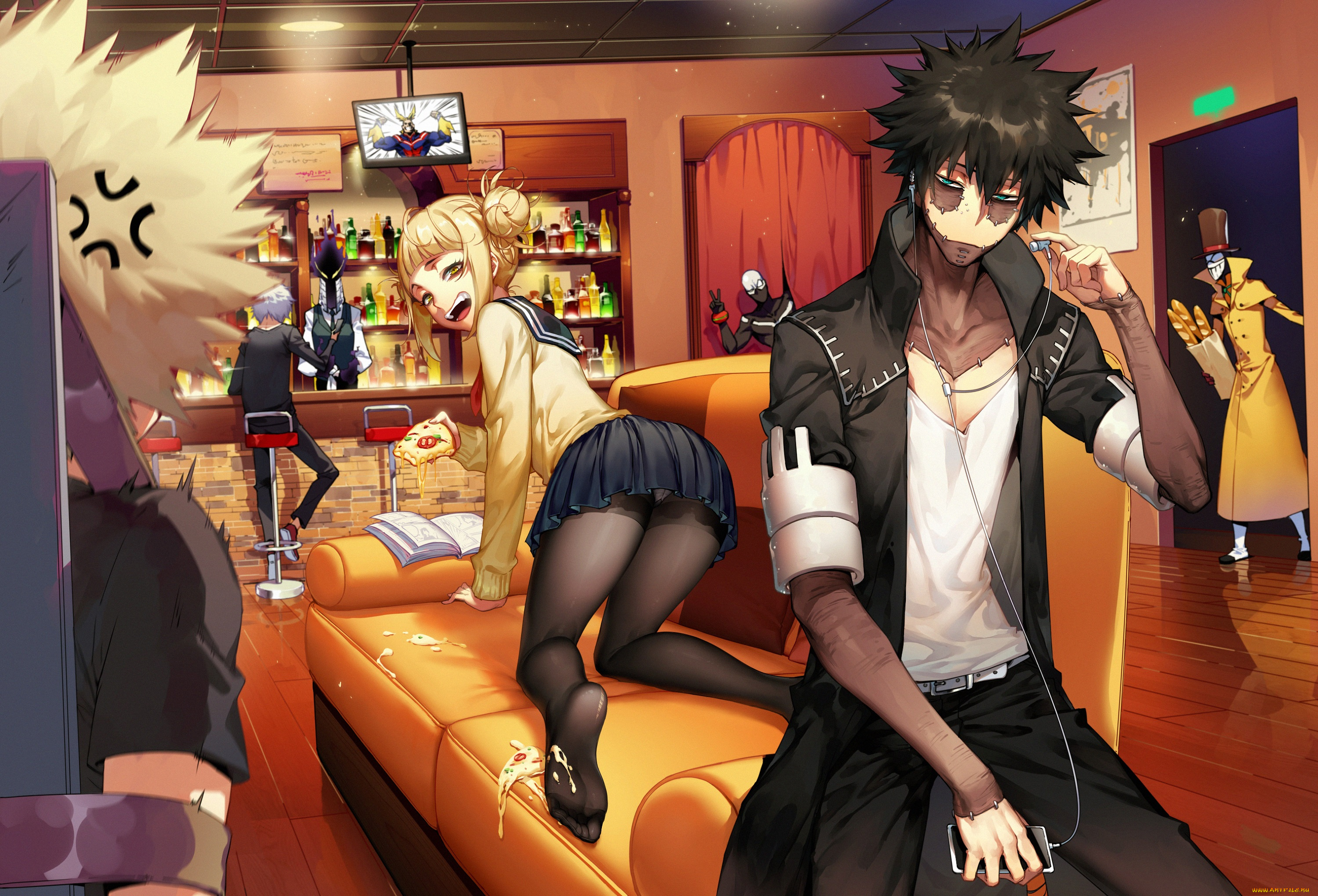 аниме, boku, no, hero, academia, моя, геройская, академия