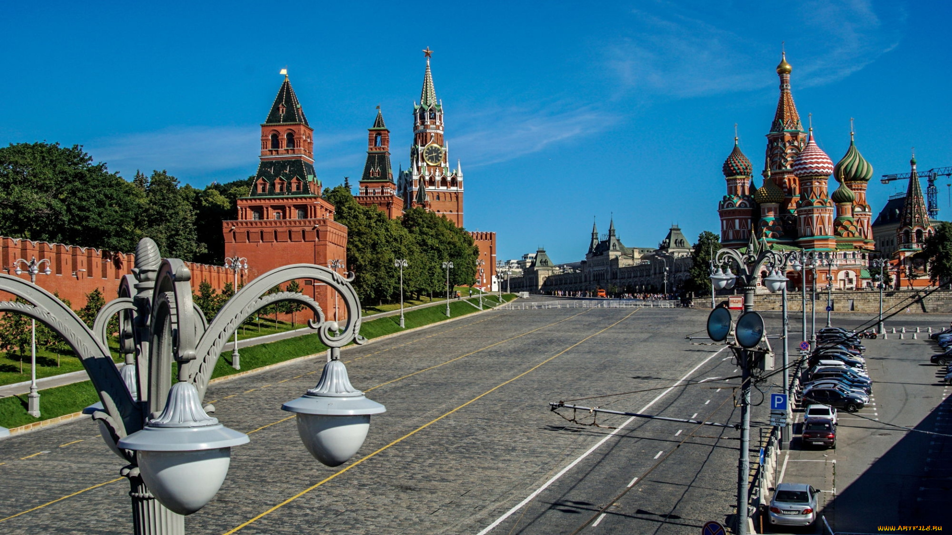 москва, города, москва, , россия, блаженного, василия, собор, город, кремль