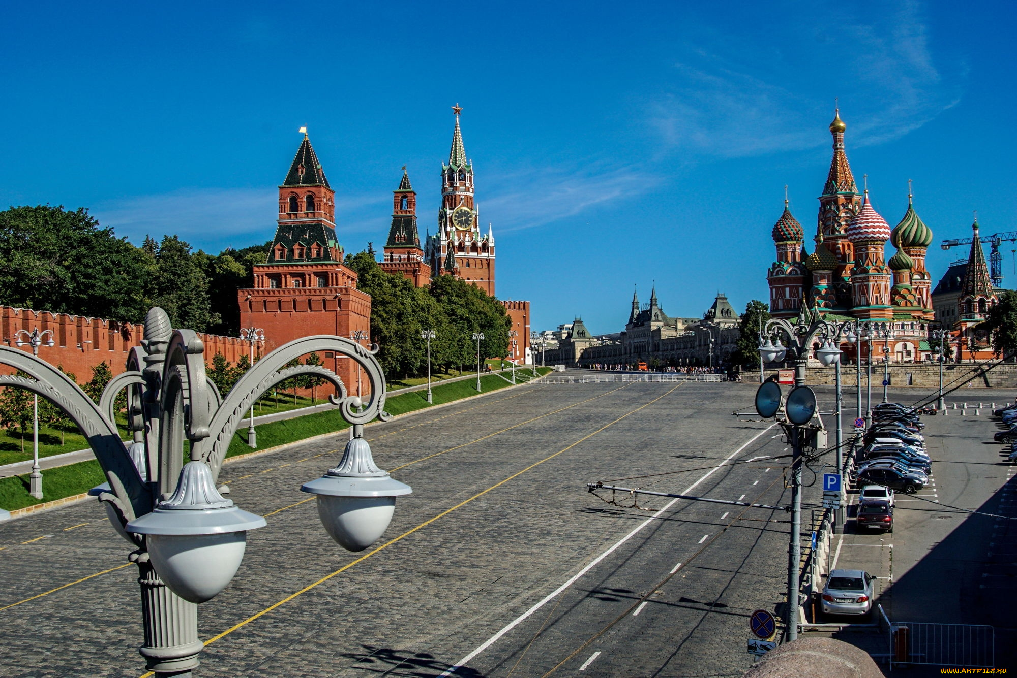москва, города, москва, , россия, блаженного, василия, собор, город, кремль