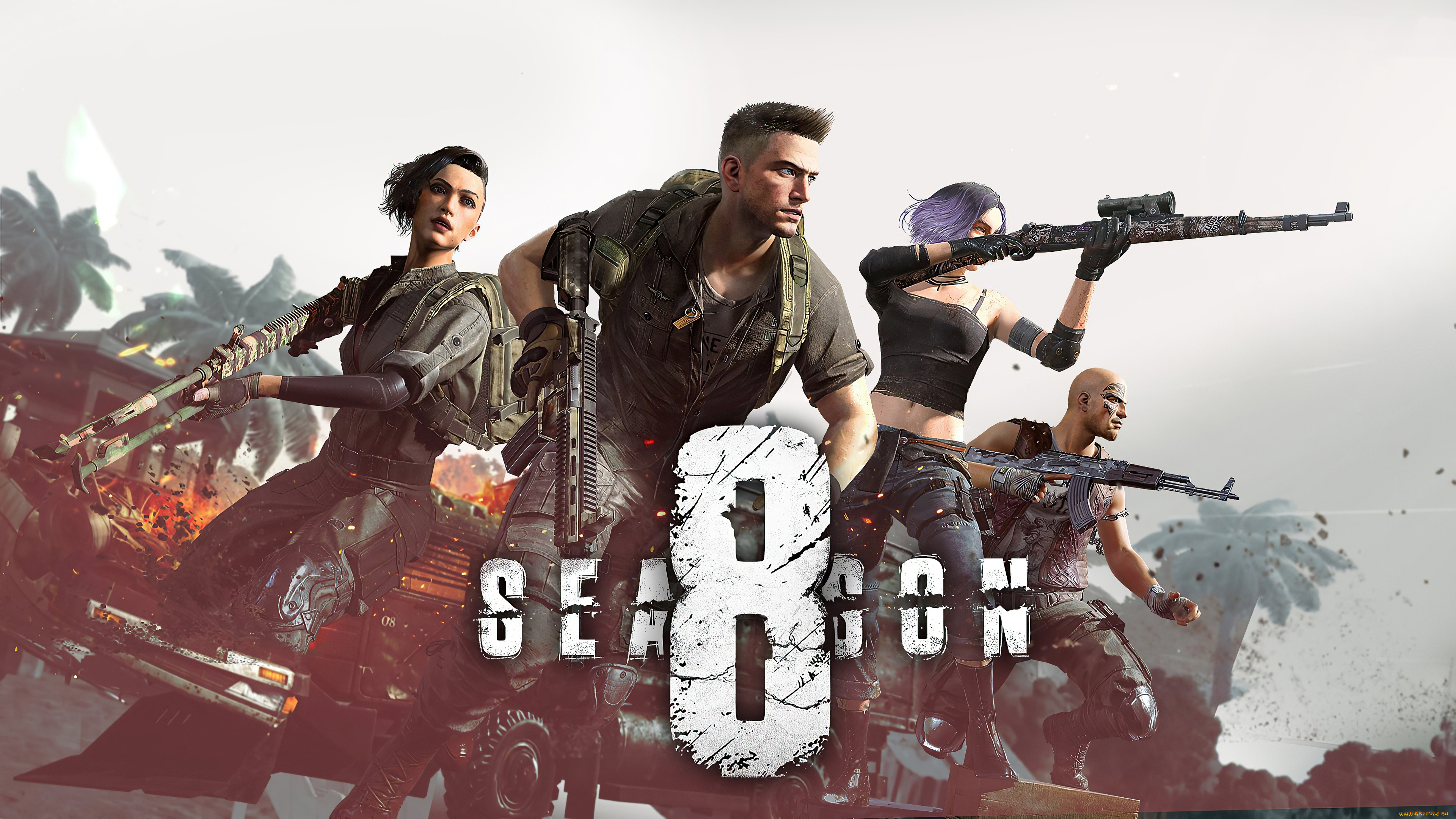 видео, игры, playerunknown`s, battlegrounds, playerunknowns, battlegrounds, сезон, 8, постер