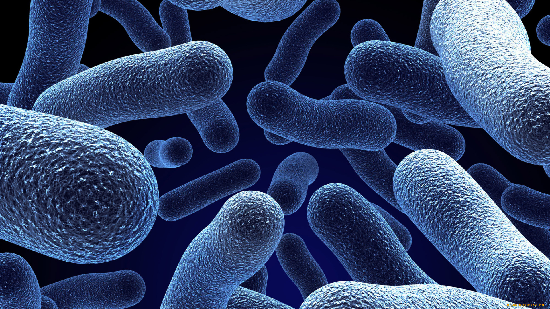 3д, графика, другое, , other, бактерии