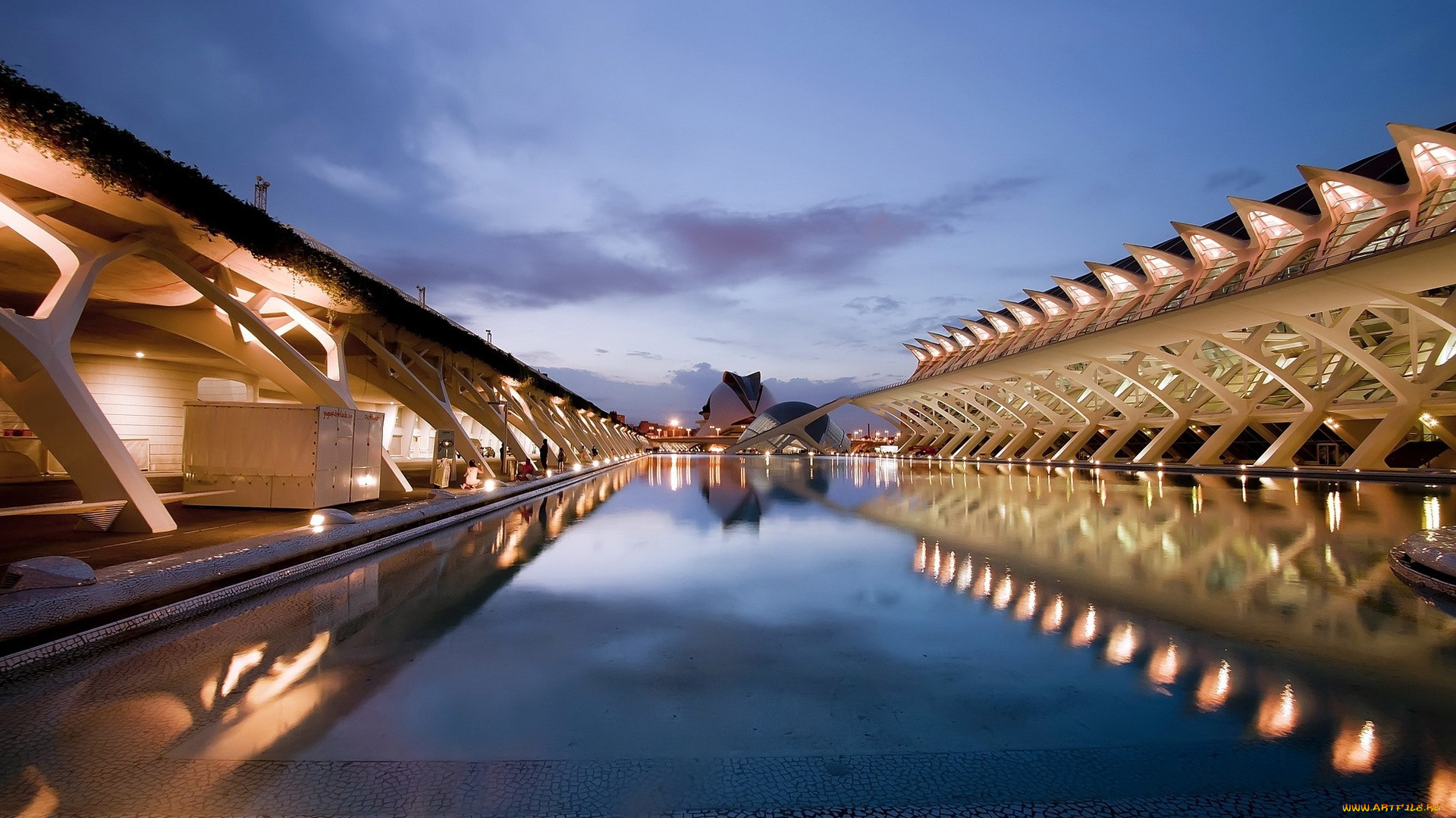 города, валенсия, , испания, канал