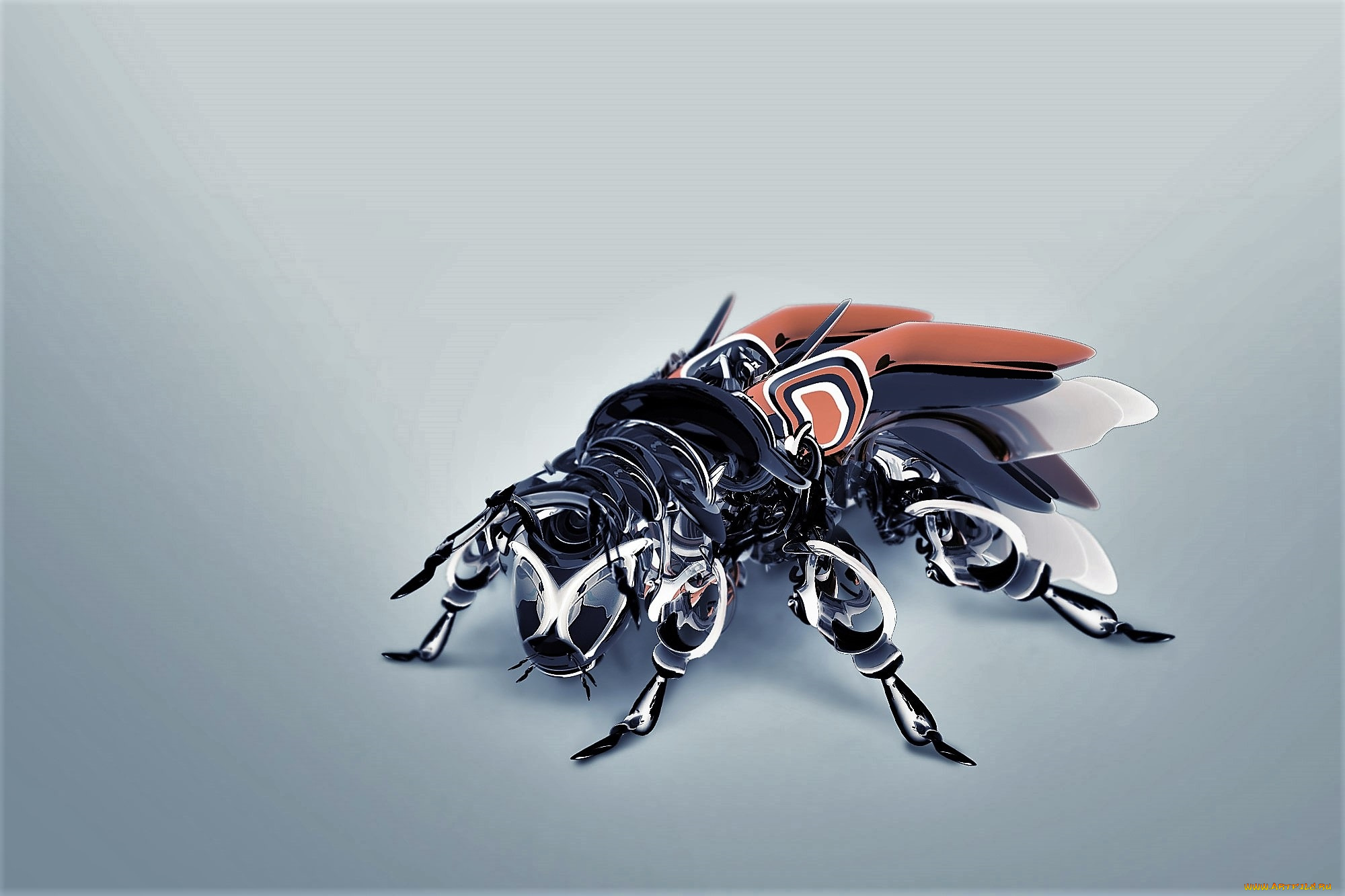 3д, графика, животные, , animals, насекомое