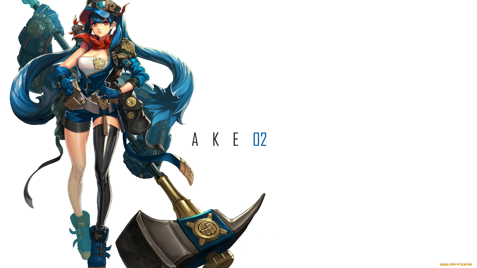 аниме, оружие, , техника, , технологии, девушка