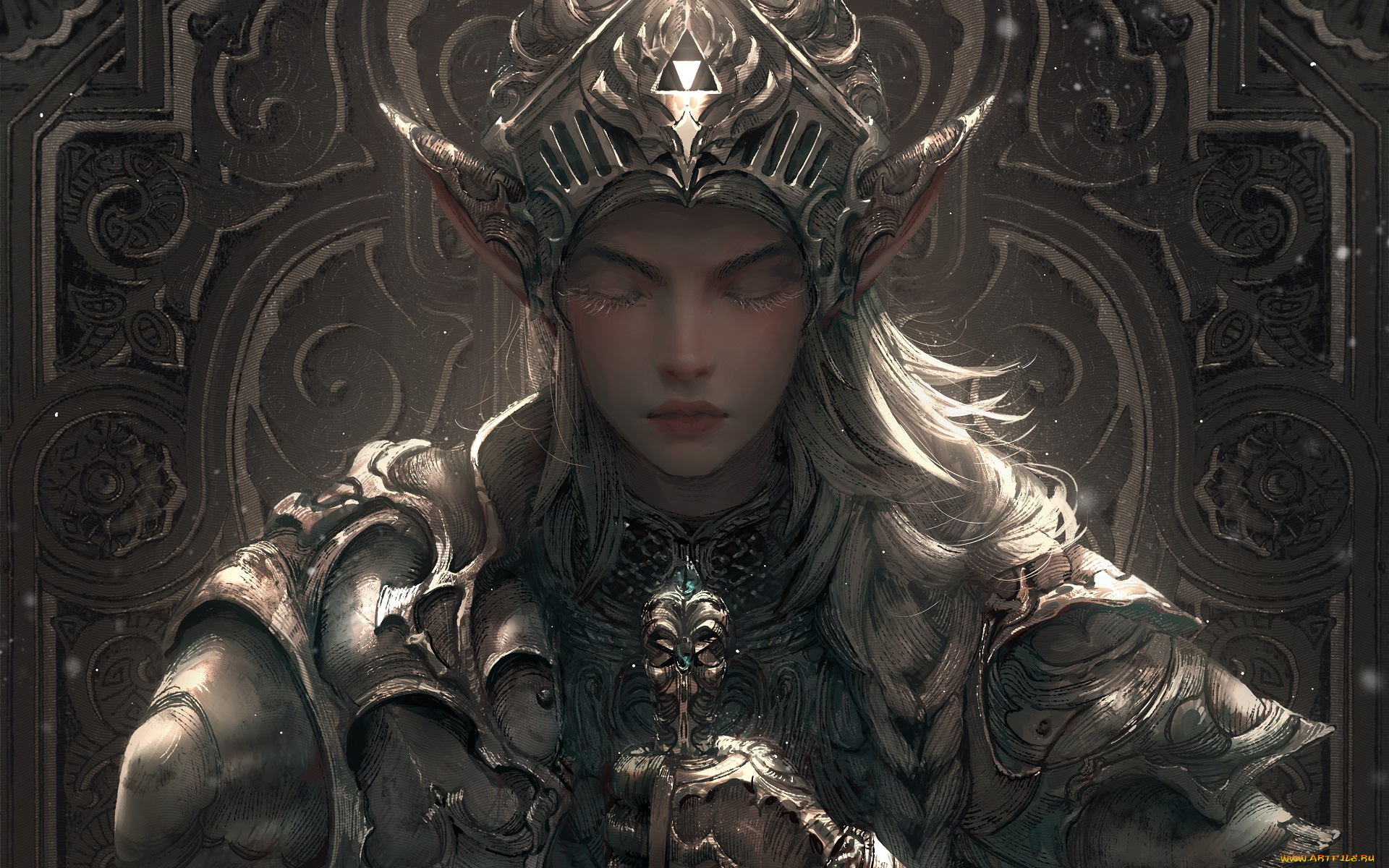 фэнтези, эльфы, девушка