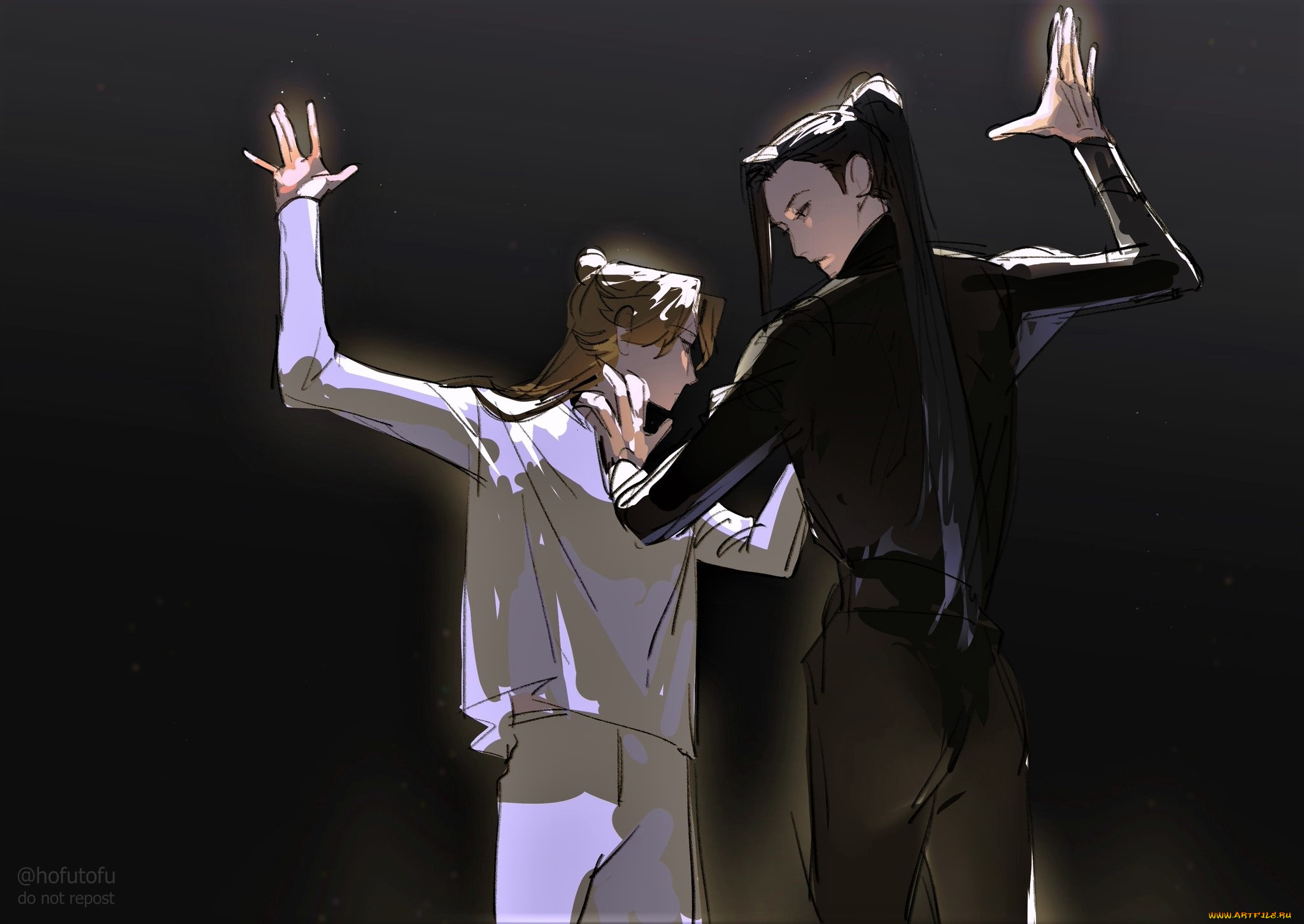 аниме, tian, guan, ci, fu, танцы