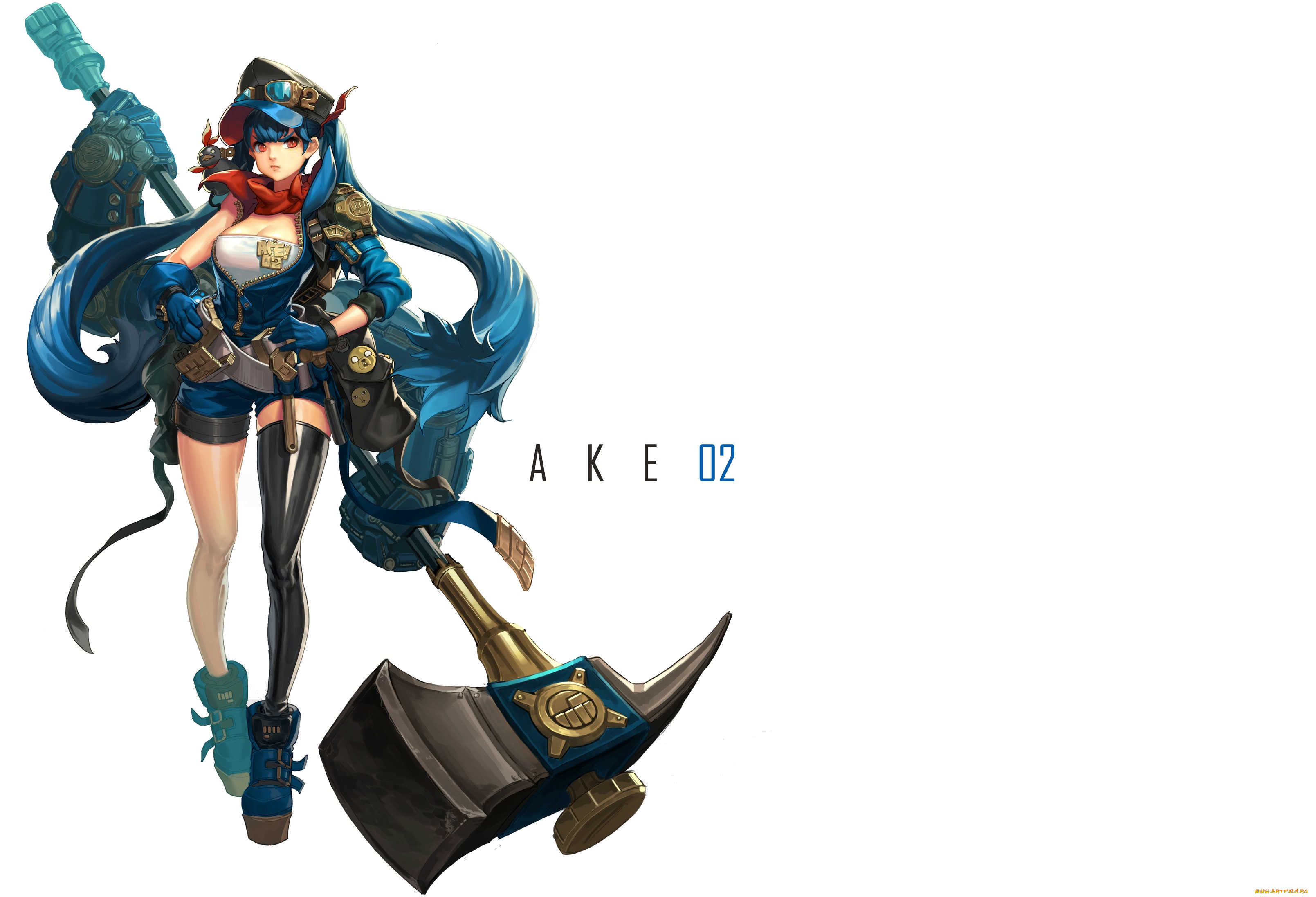 аниме, оружие, , техника, , технологии, девушка