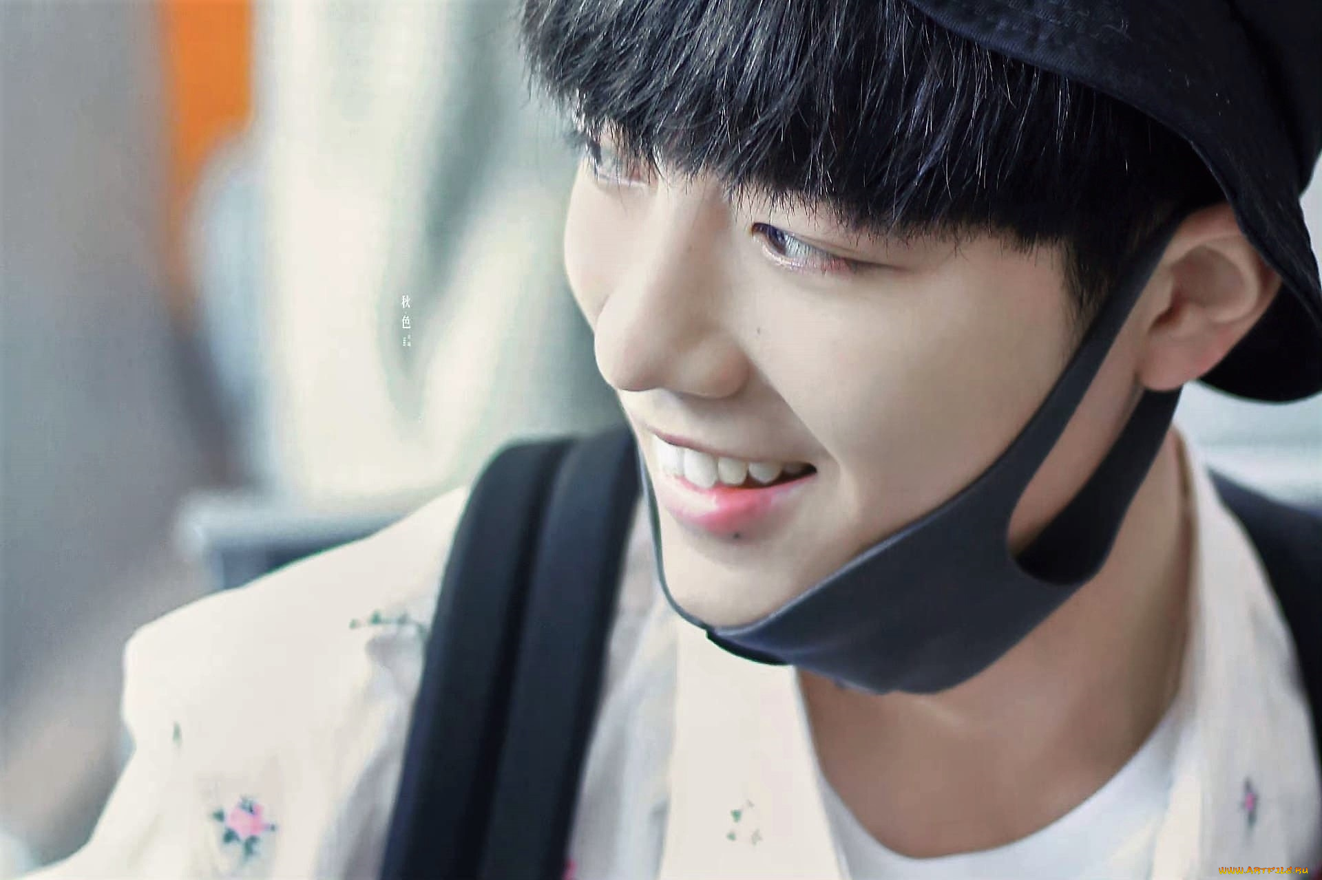 мужчины, xiao, zhan, актер, лицо, маска