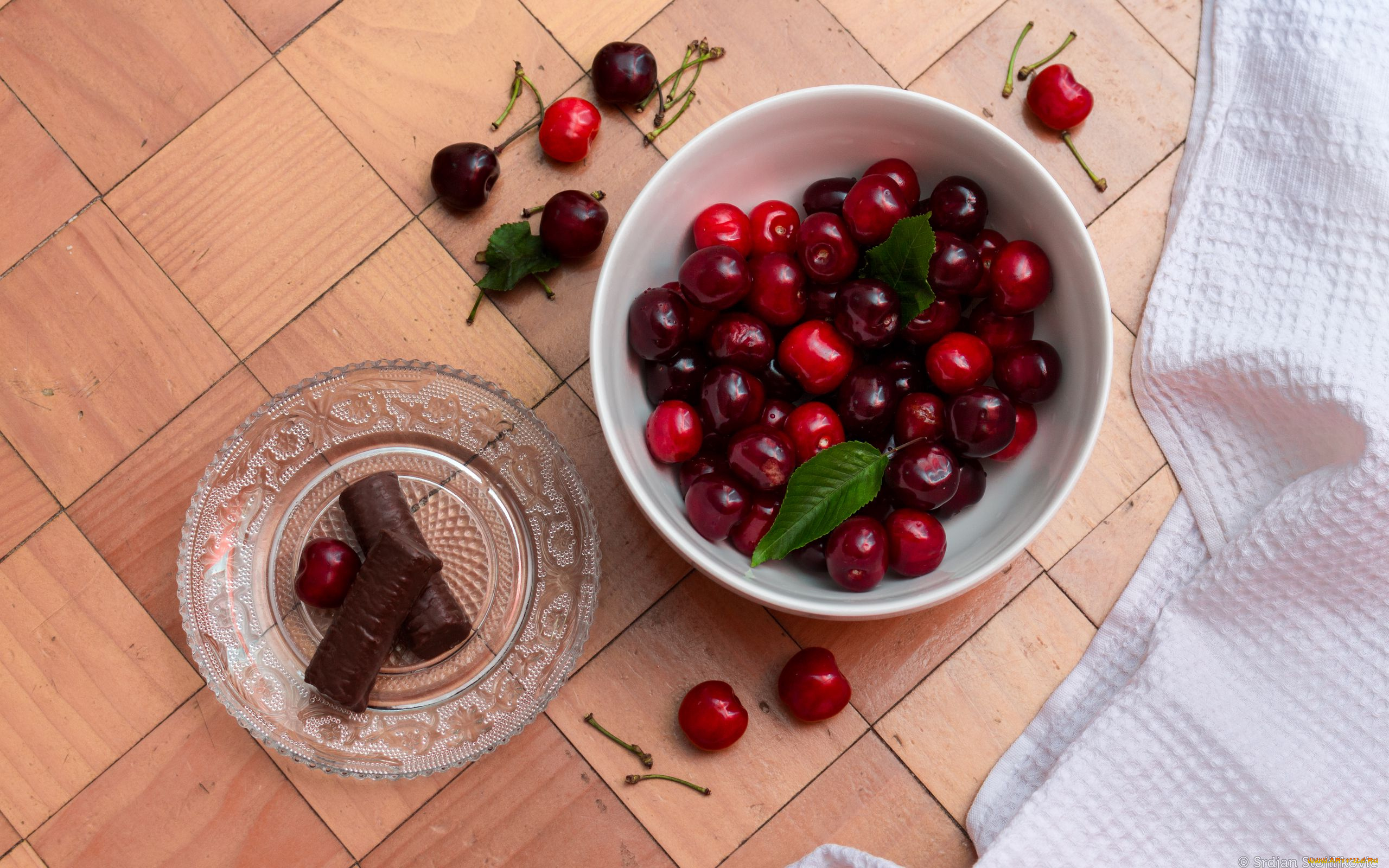 еда, разное, шоколадные, конфеты, черешня