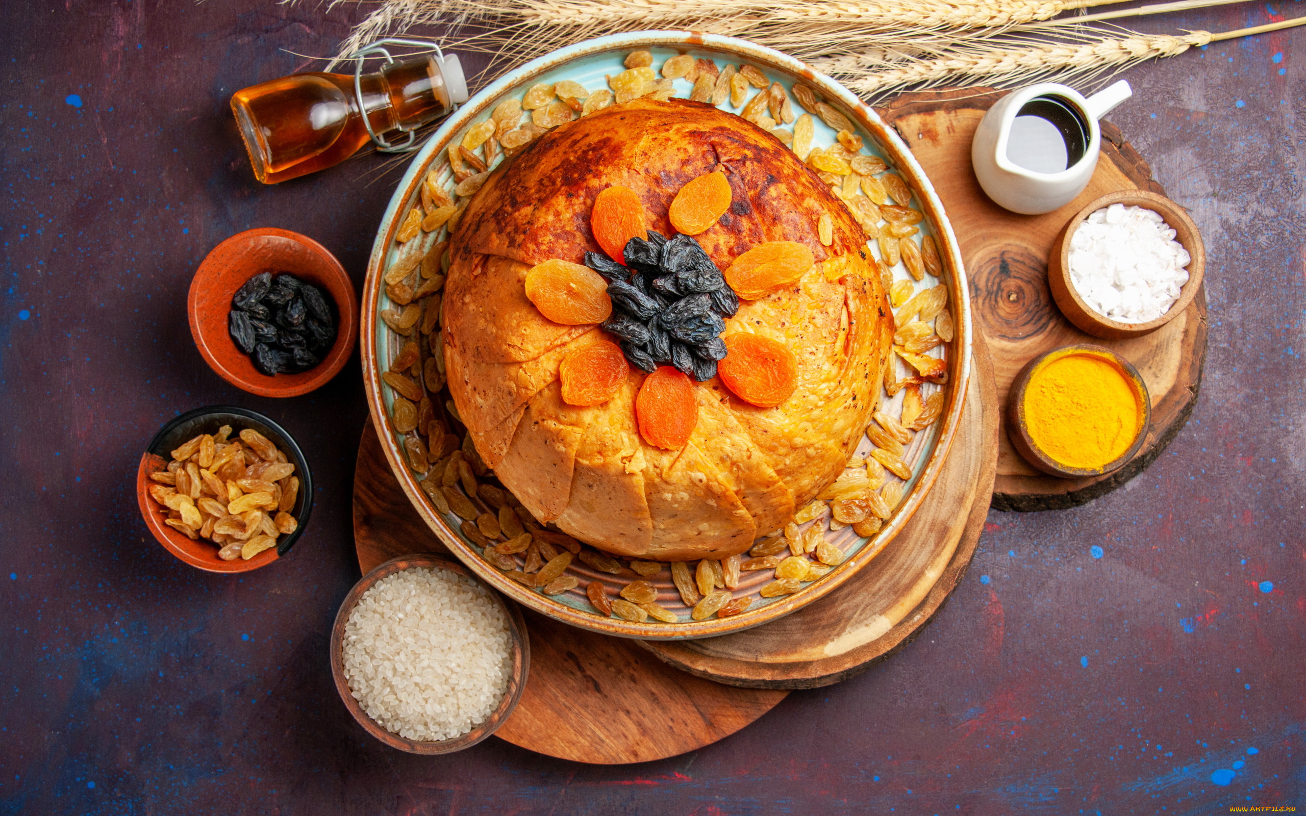 еда, пироги, изюм, пирог, курага