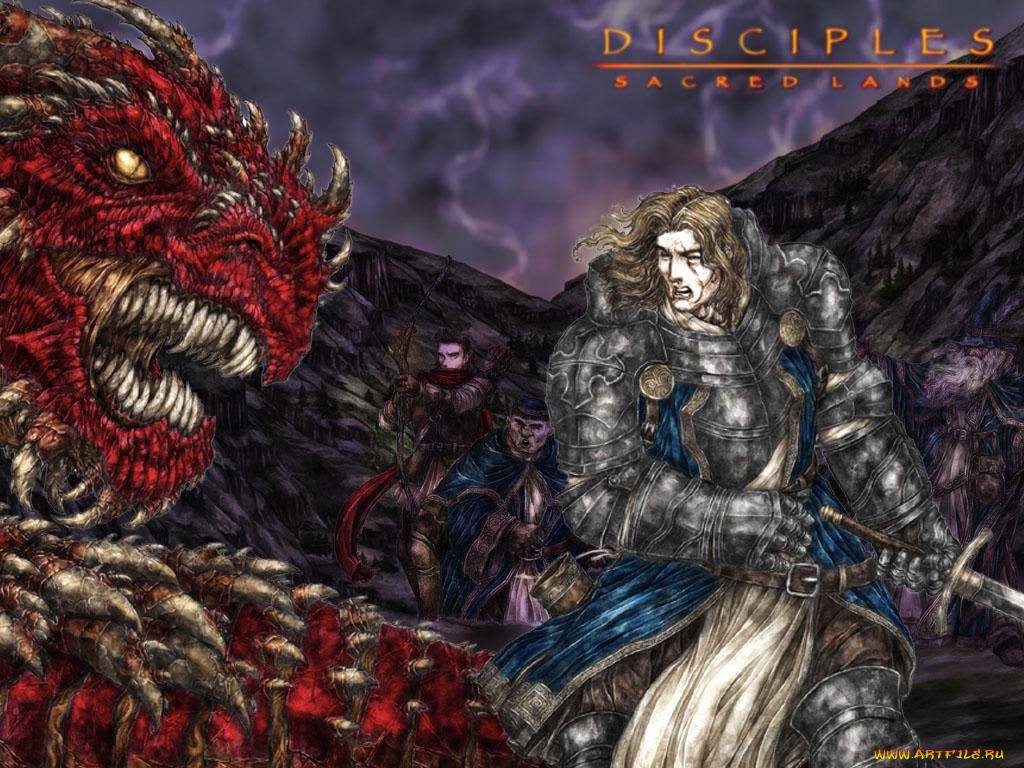 видео, игры, disciples, sacred, lands