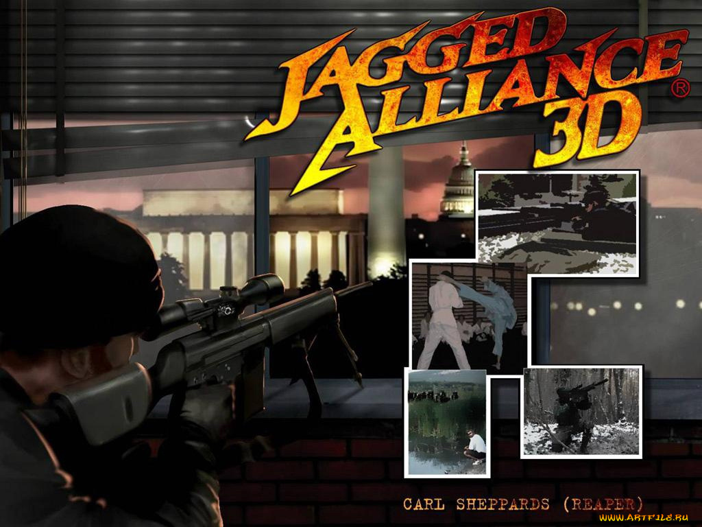 видео, игры, jagged, alliance, 3d