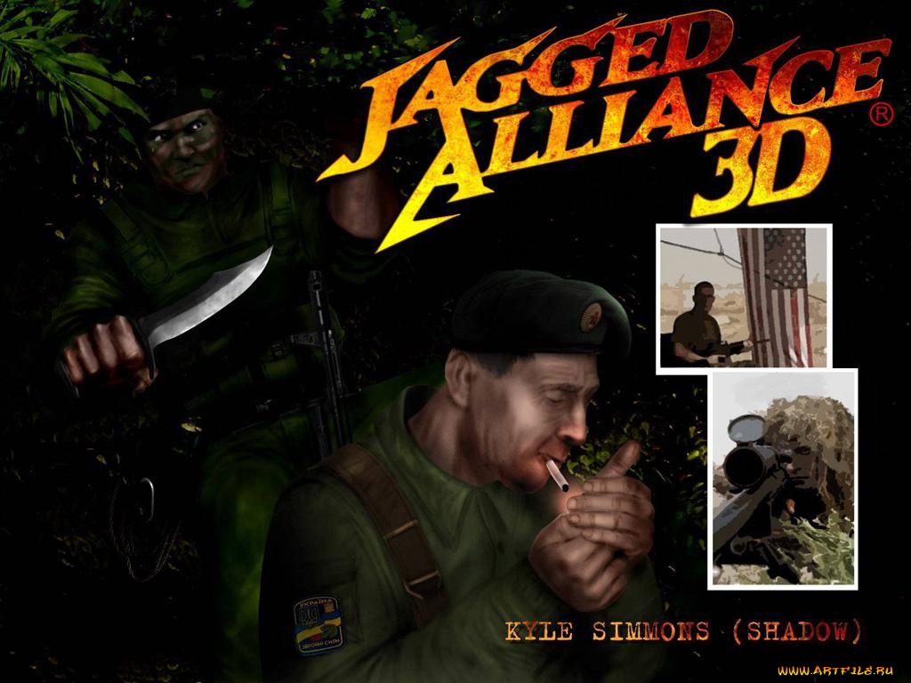 видео, игры, jagged, alliance, 3d