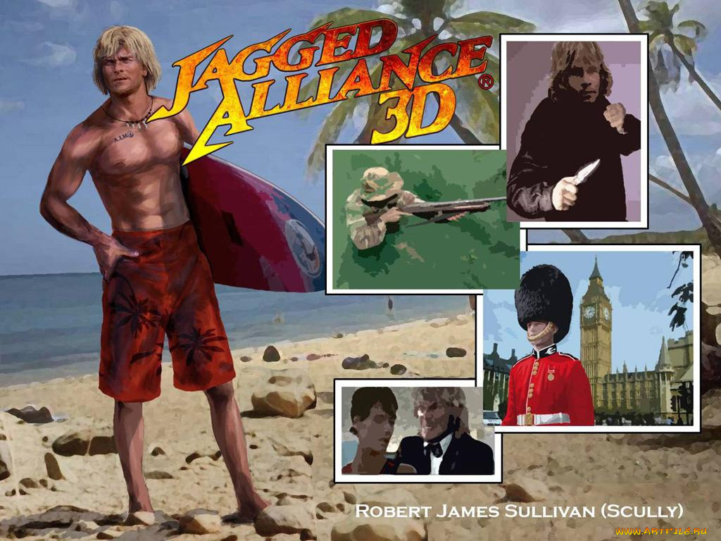 видео, игры, jagged, alliance, 3d