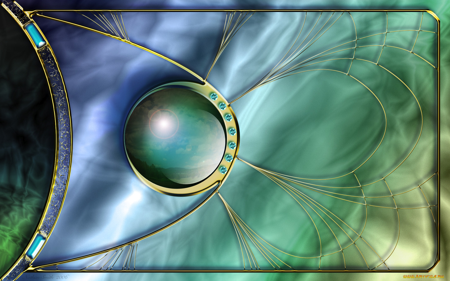 3д, графика, fractal, фракталы