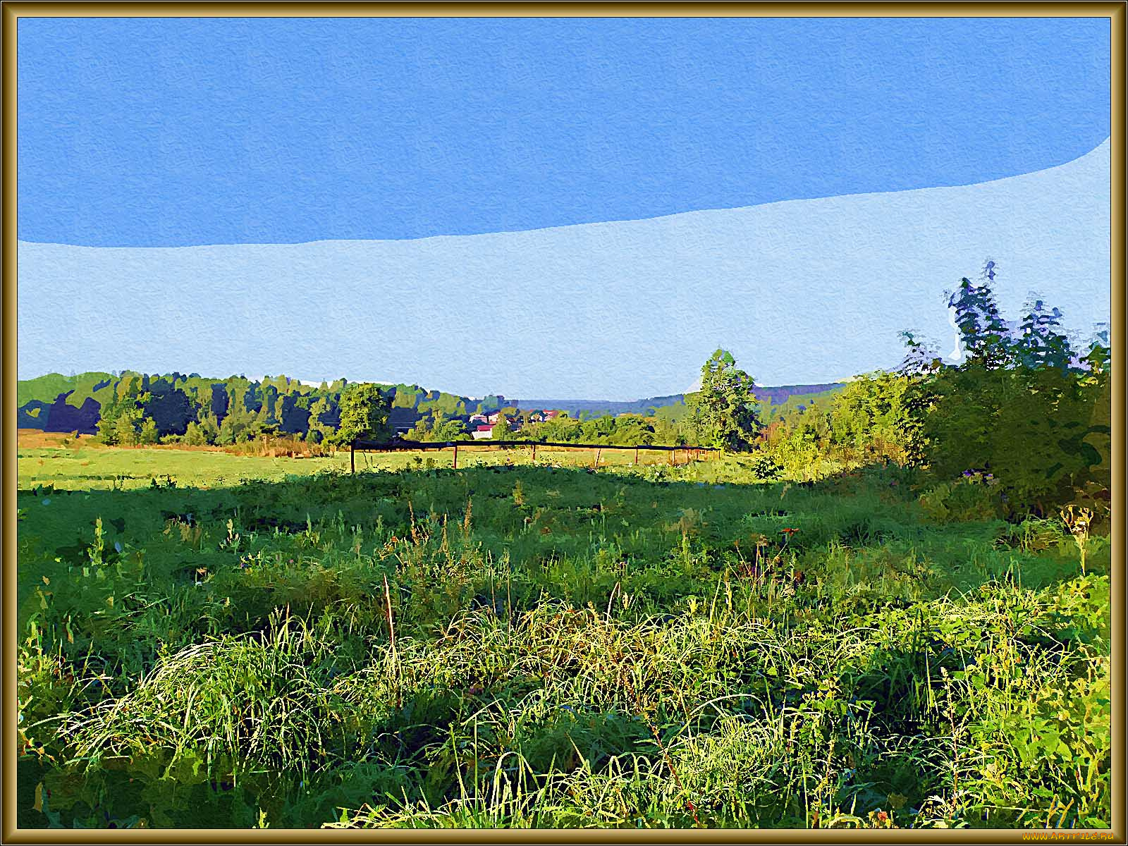 рисованные, природа