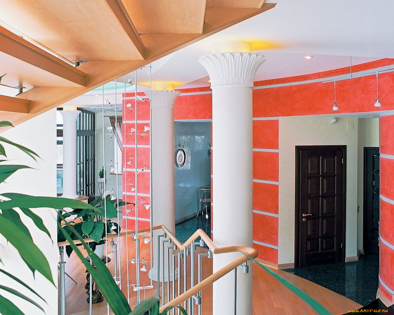 интерьер, холлы, лестницы, корридоры