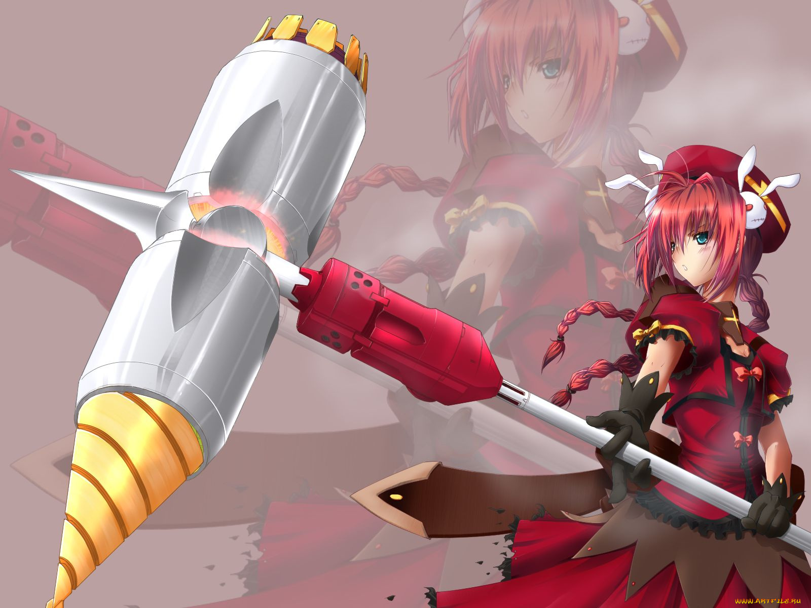 аниме, mahou, shoujo, lyrical, nanoha