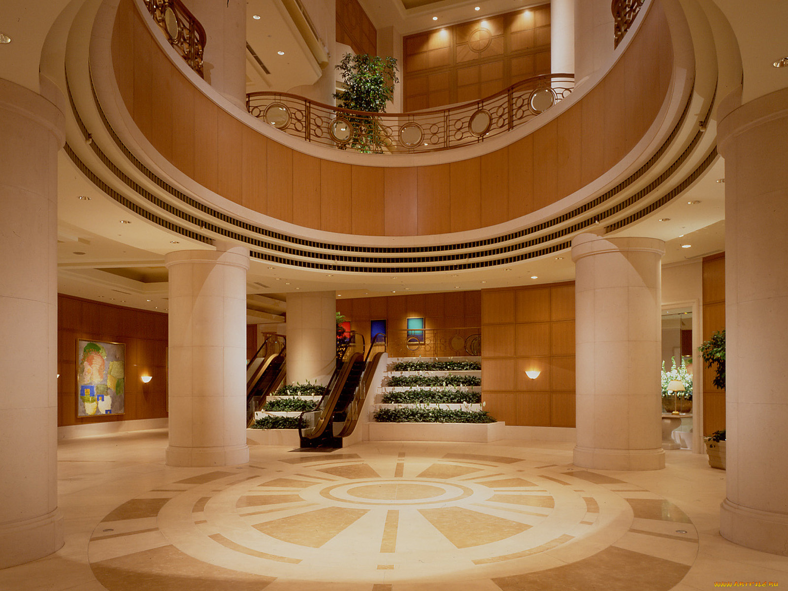 интерьер, холлы, лестницы, корридоры