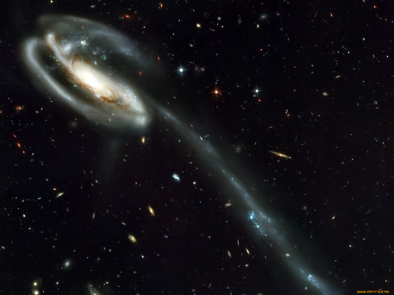 космос, галактики, туманности