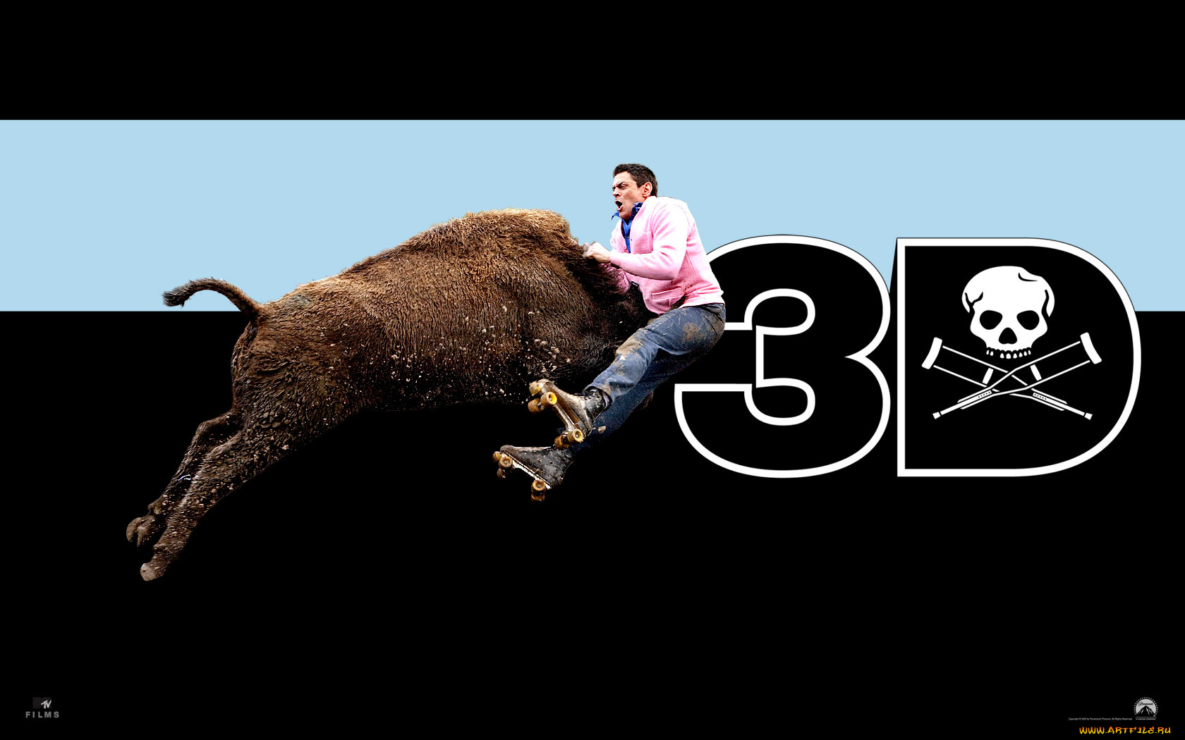 jackass, 3d, кино, фильмы