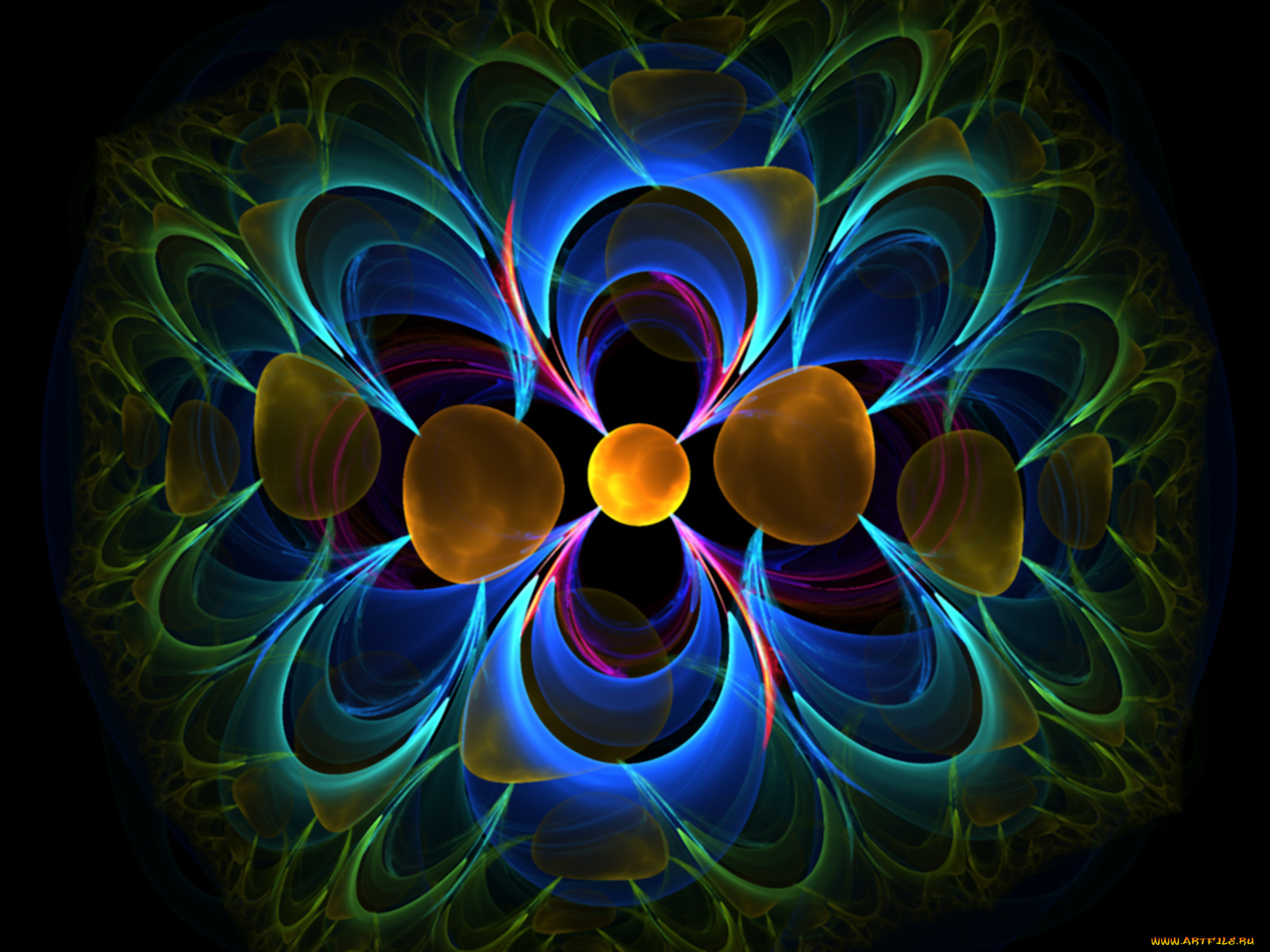 3д, графика, fractal, фракталы, абстракция, узор