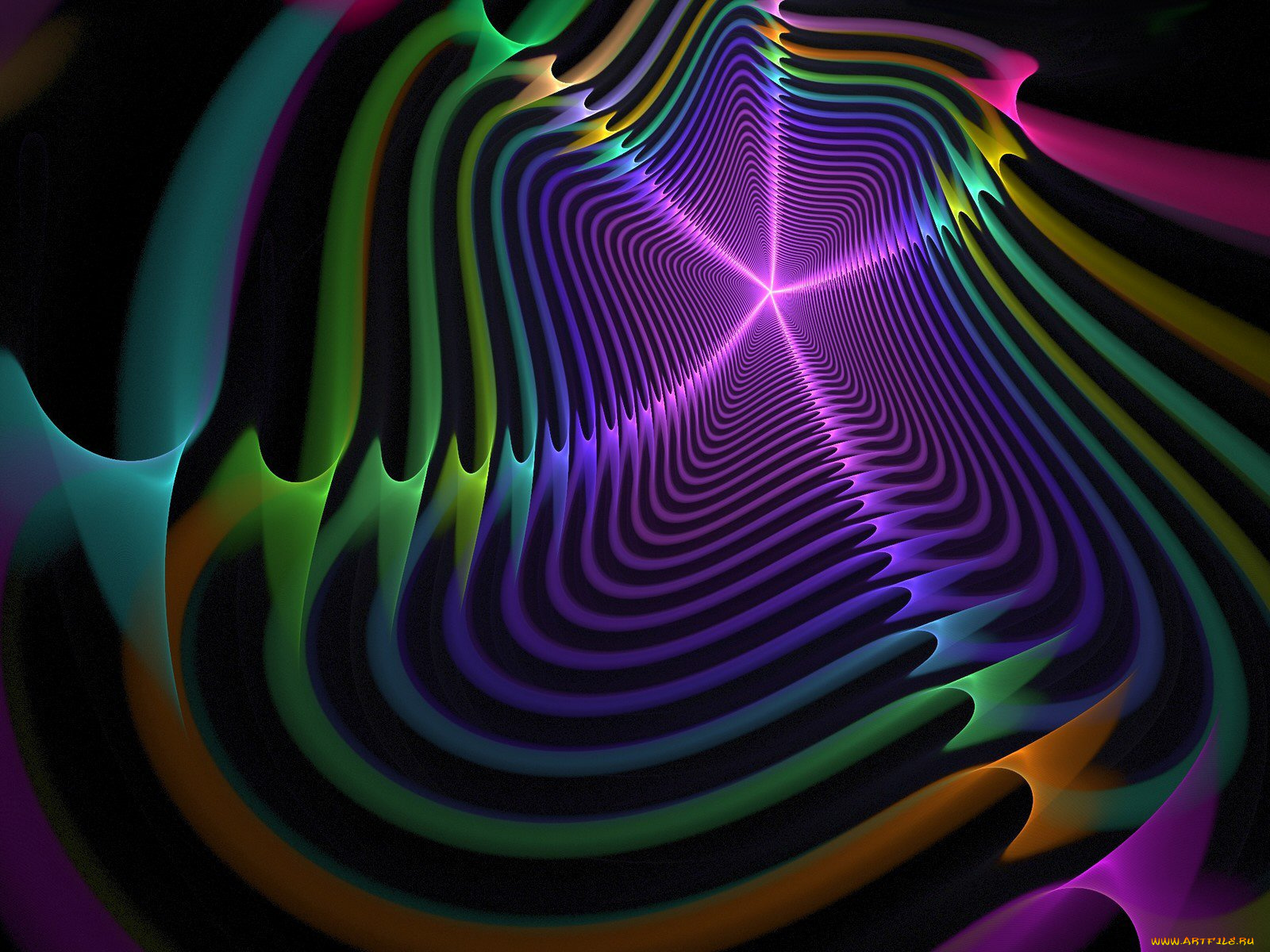 3д, графика, fractal, фракталы, фон, тёмный, узор