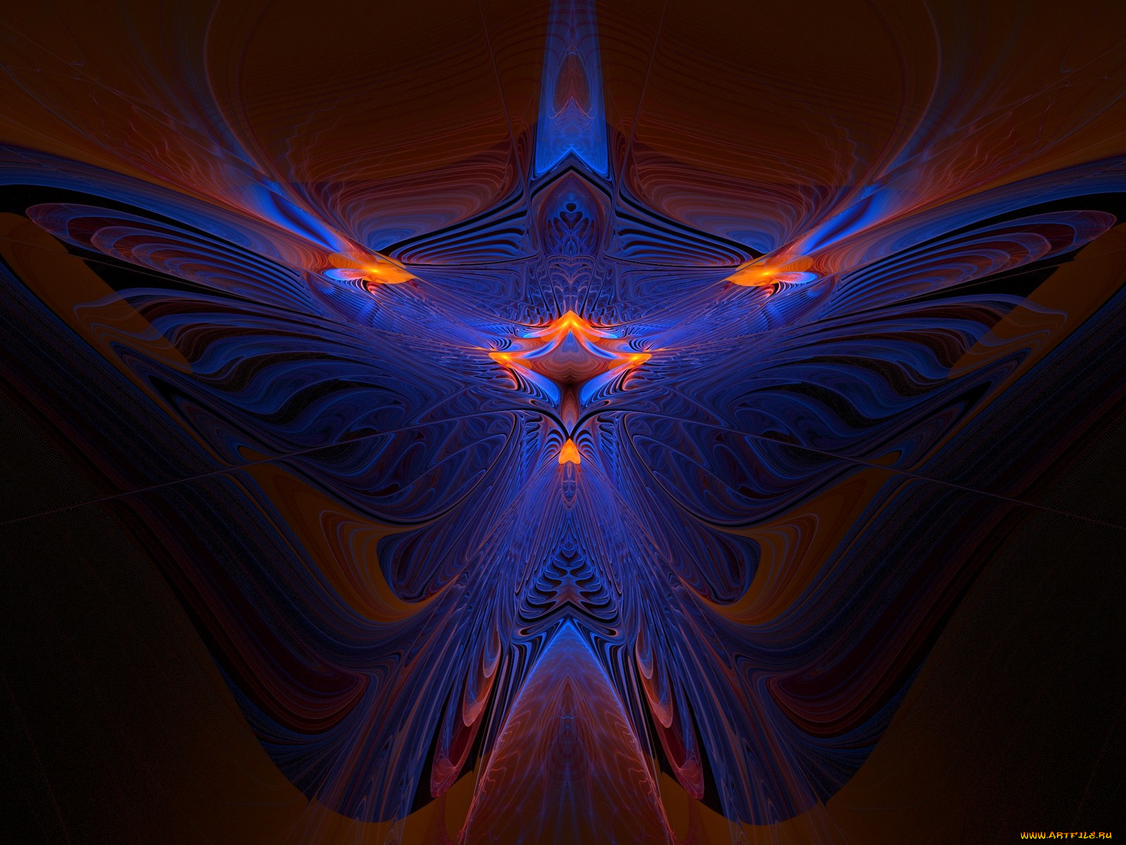 3д, графика, fractal, фракталы, узор, абстракция, тёмный, фон