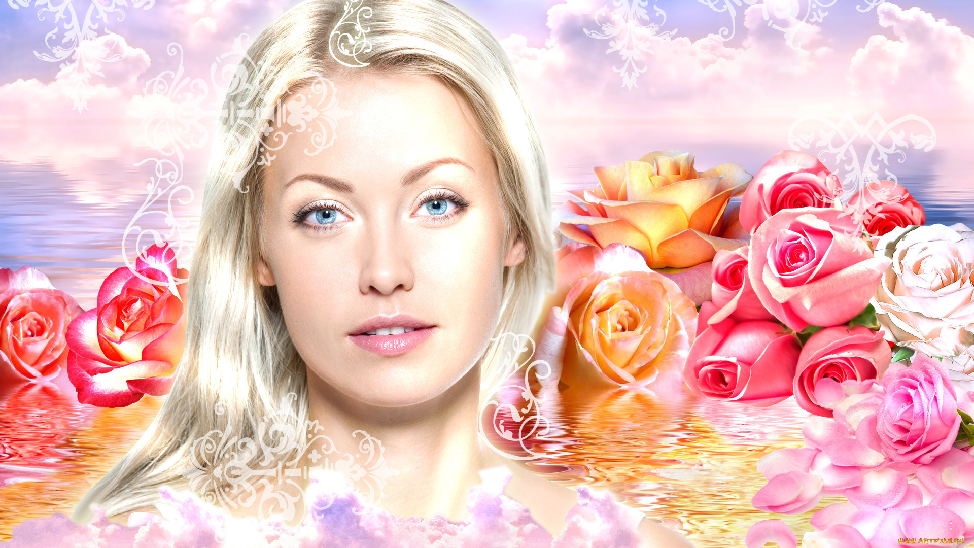 -Unsort, Креатив, девушки, unsort, креатив, розы