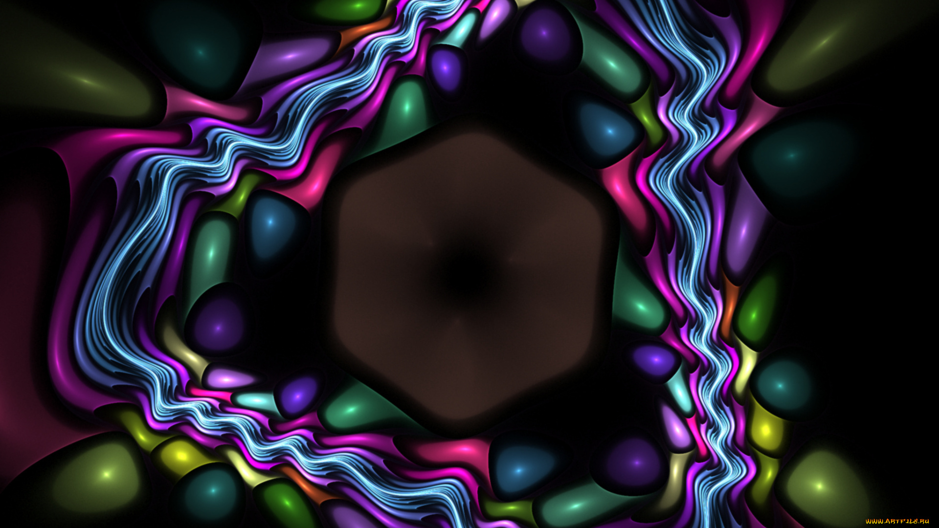 3д, графика, fractal, фракталы, абстракция, узор