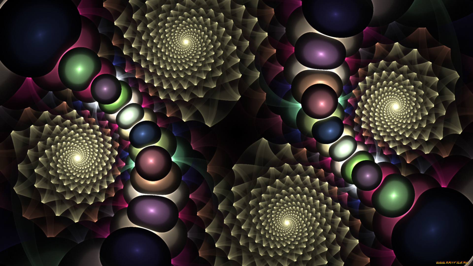 3д, графика, fractal, фракталы, абстракция, узор