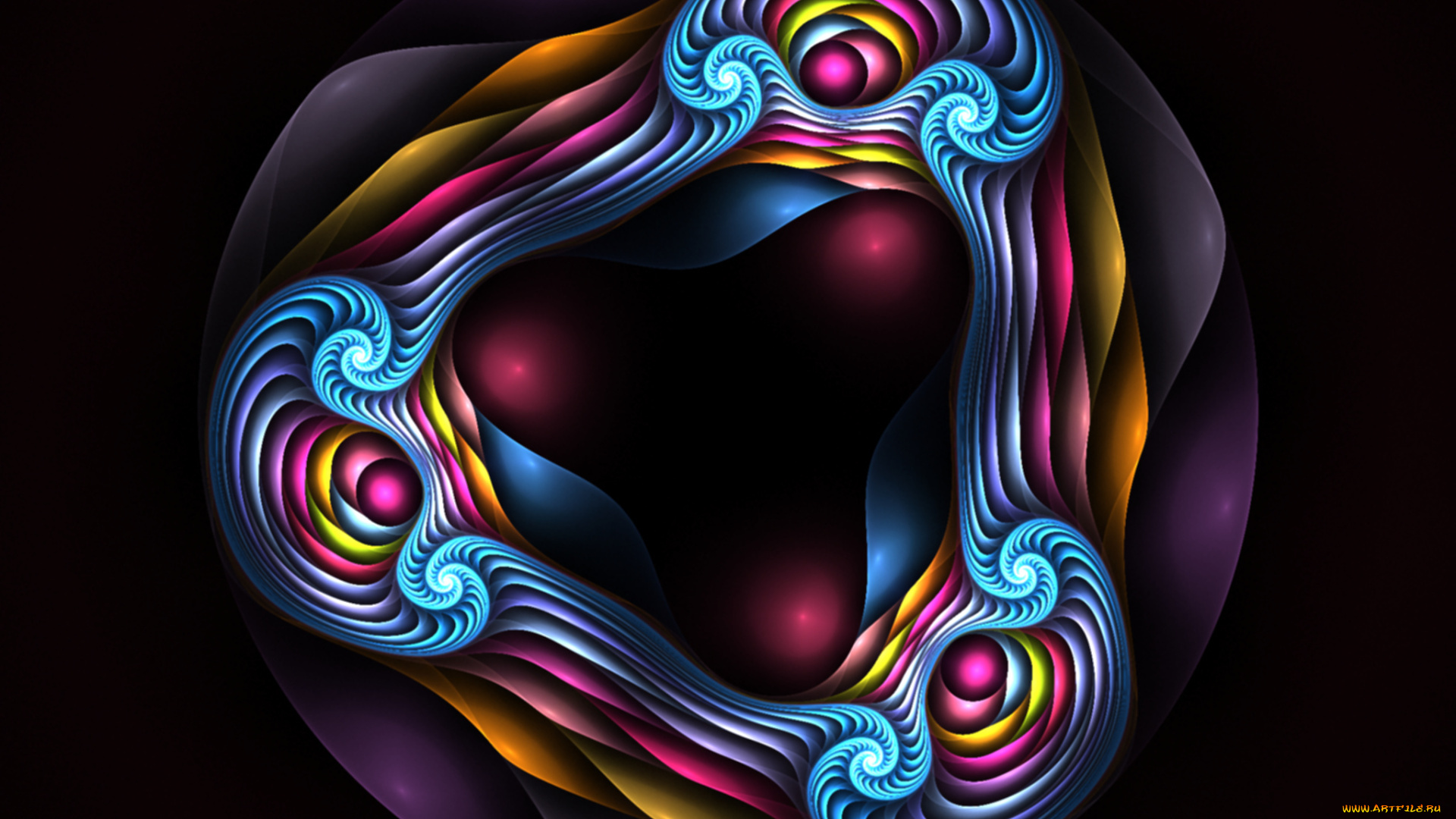 3д, графика, fractal, фракталы, абстракция, узор