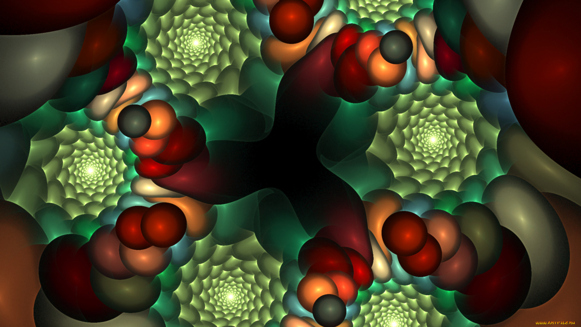 3д, графика, fractal, фракталы, абстракция