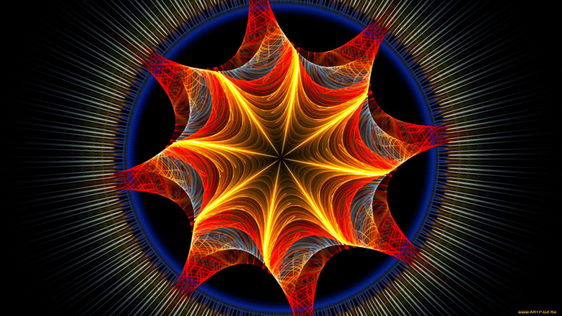 3д, графика, fractal, фракталы, аниме, девушки